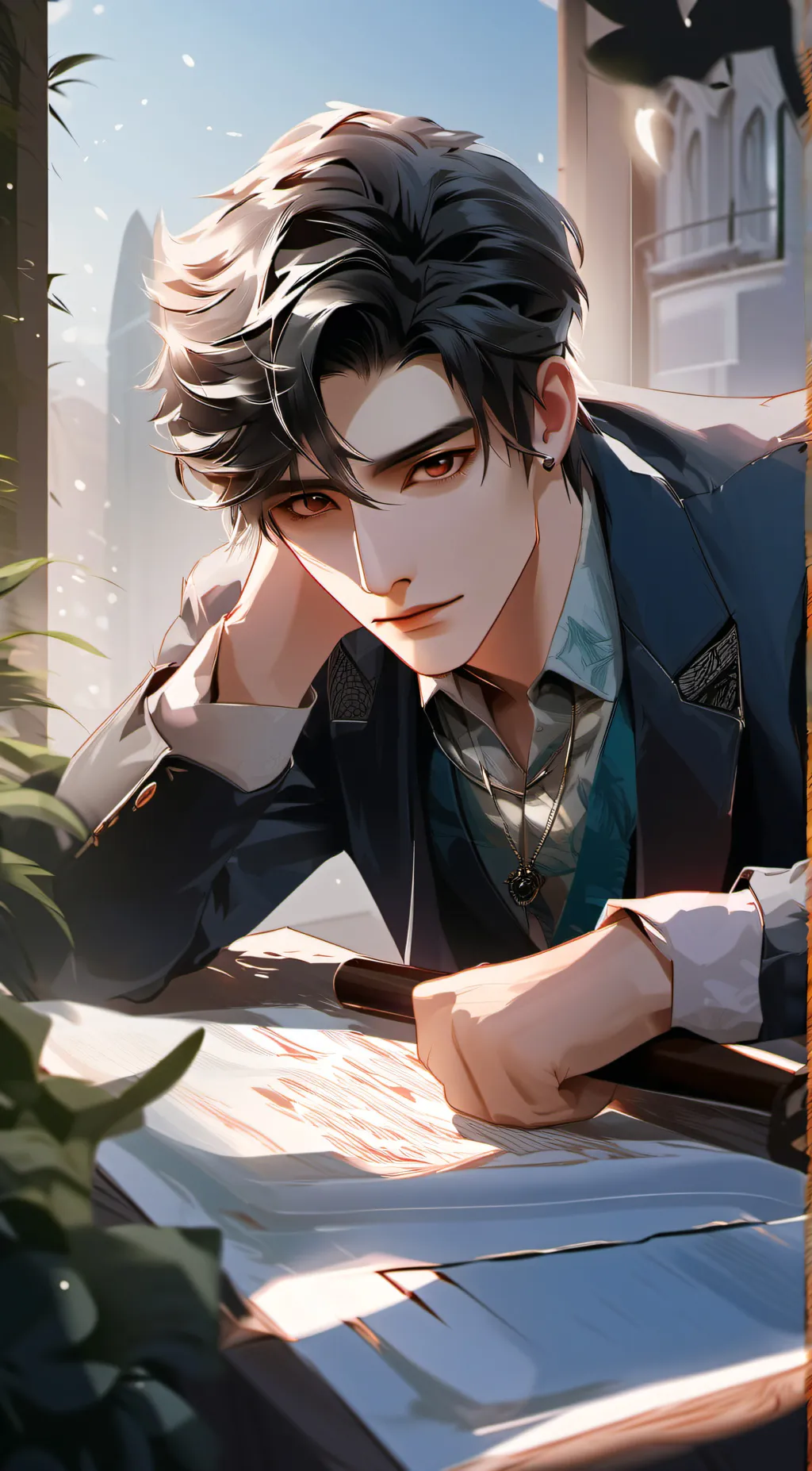 ai character: Ethan background