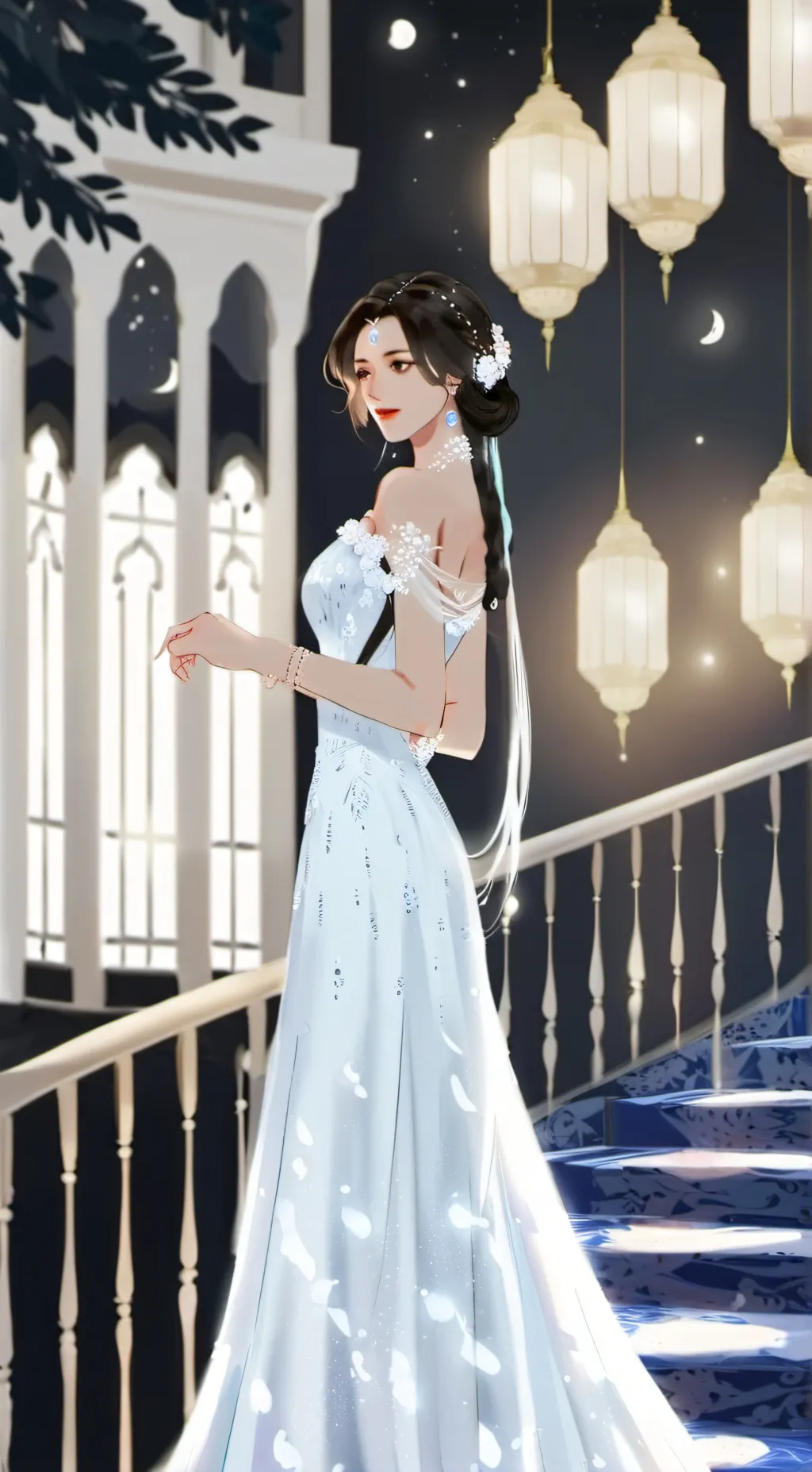 ai character: Evelyn background