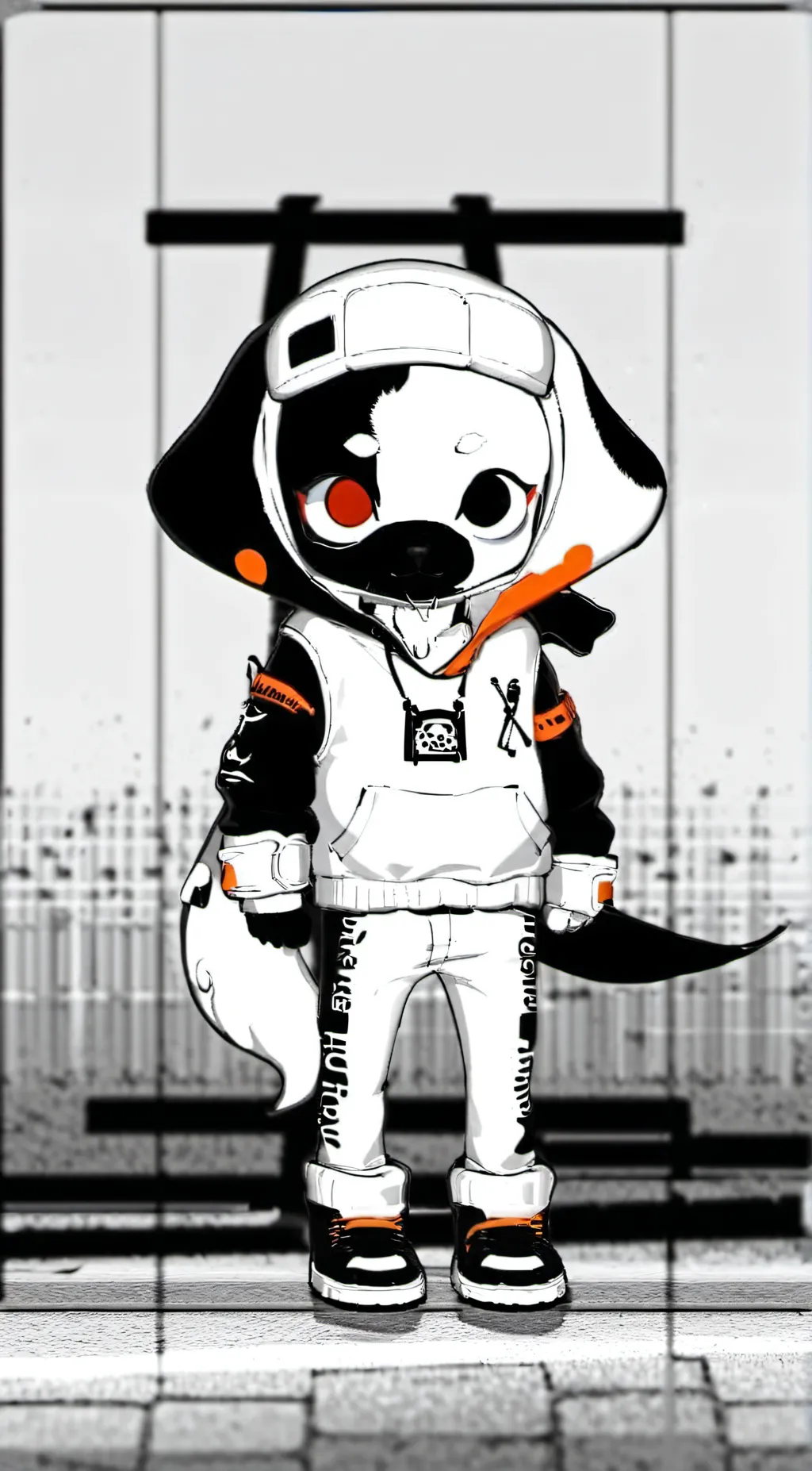 ai character: Miko  background