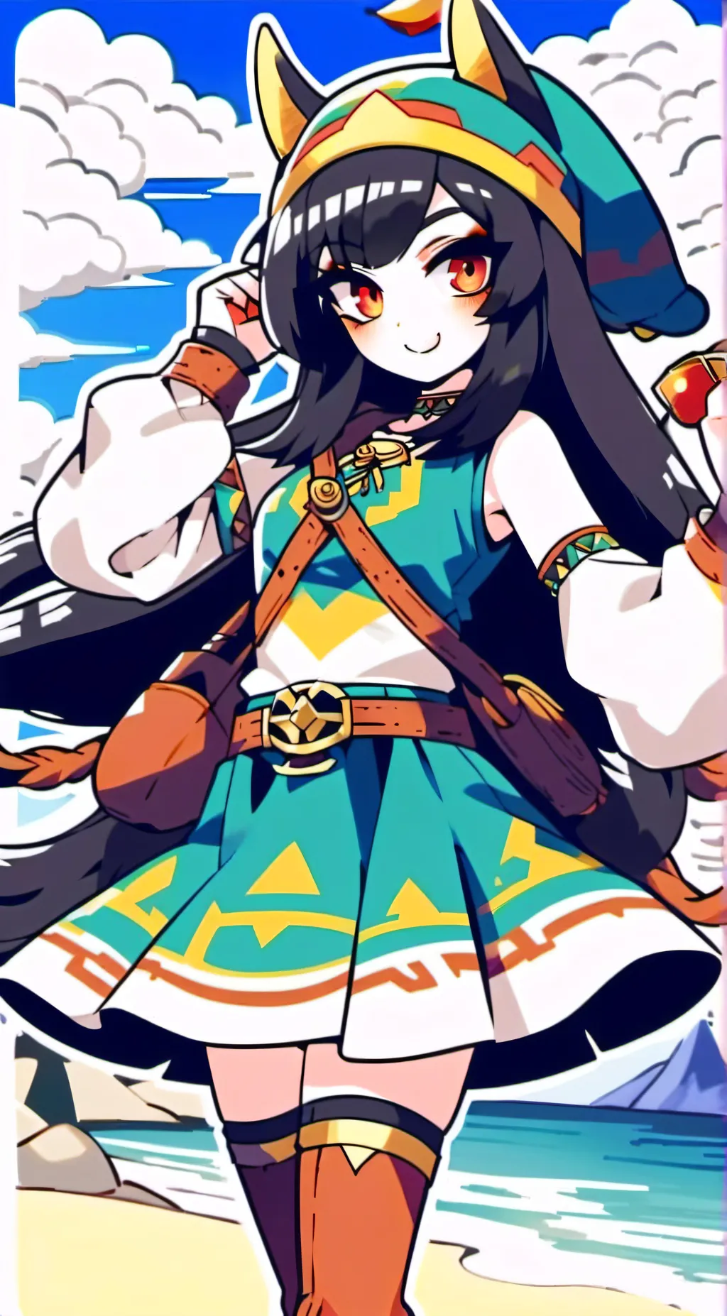ai character: Helluva boss  background