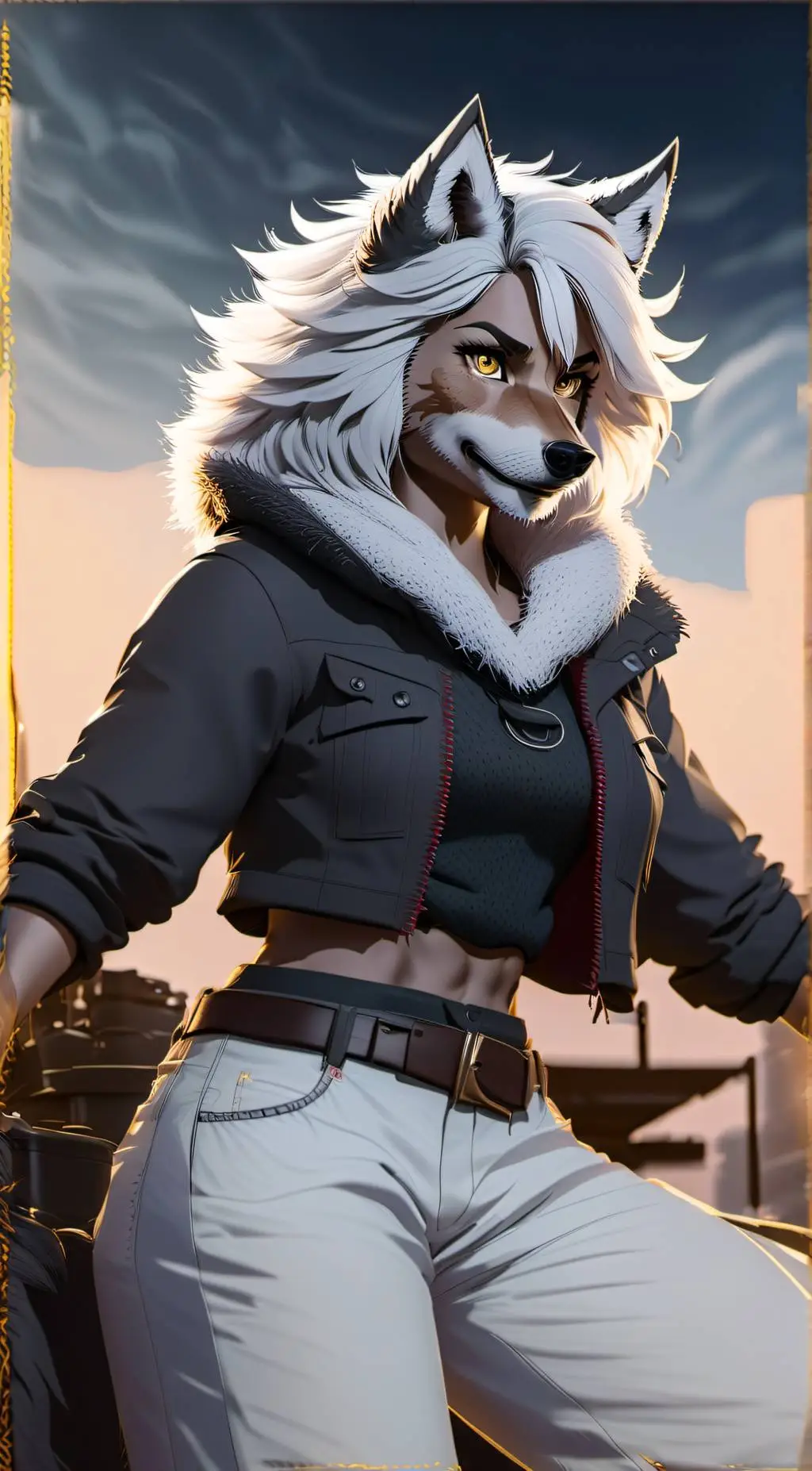 ai character: Fernanda  background