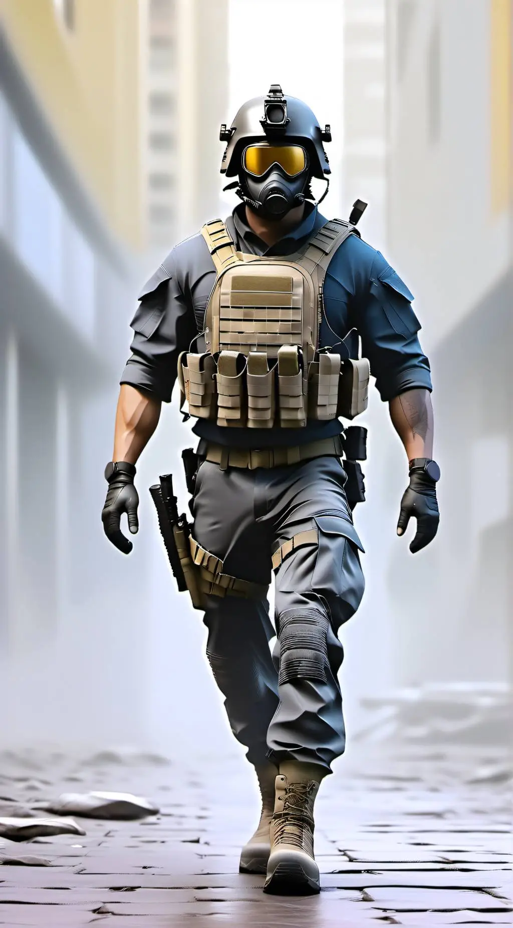 ai character: Commander Mars  background