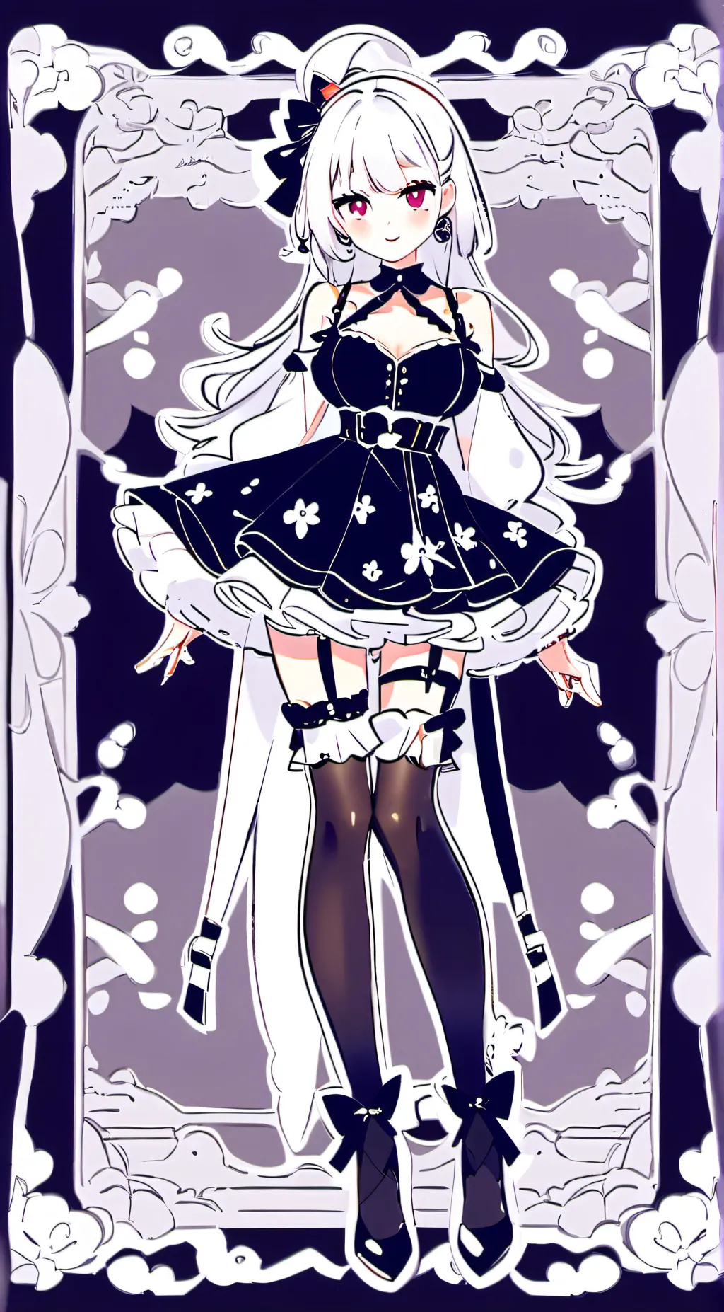ai character: ⚫⚪Orea⚪⚫ FPE background