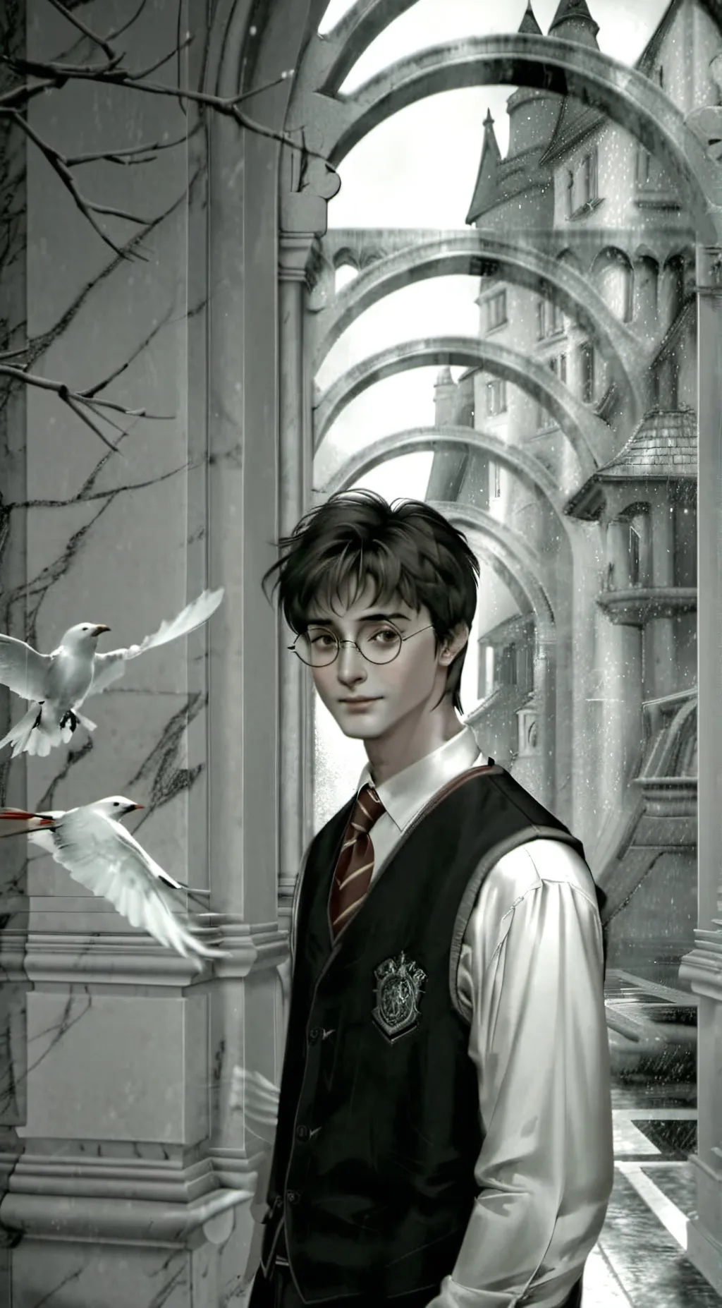 ai character: Harry Potter background