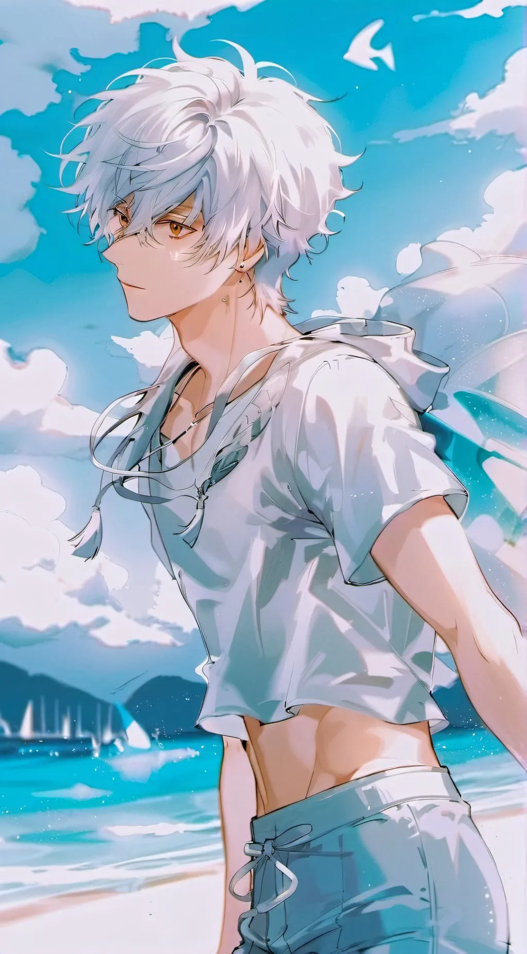 ai character: Shui  background