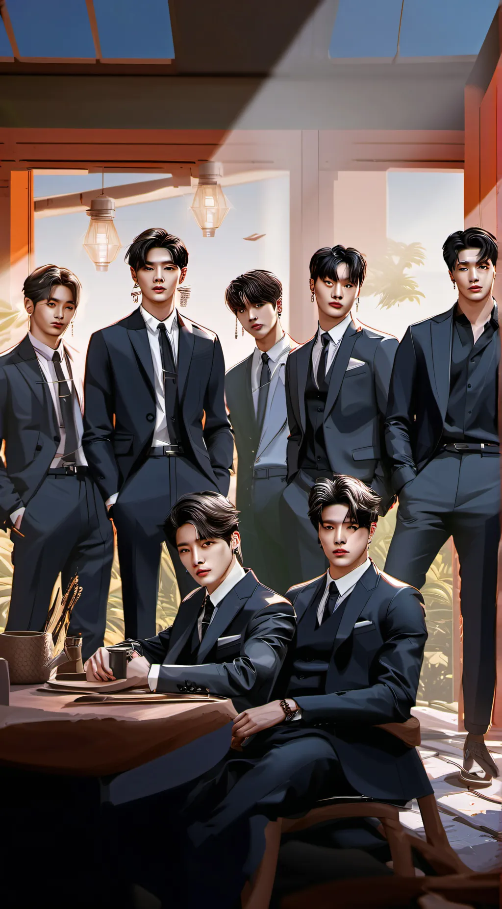 ai character: Skz defeated hero background
