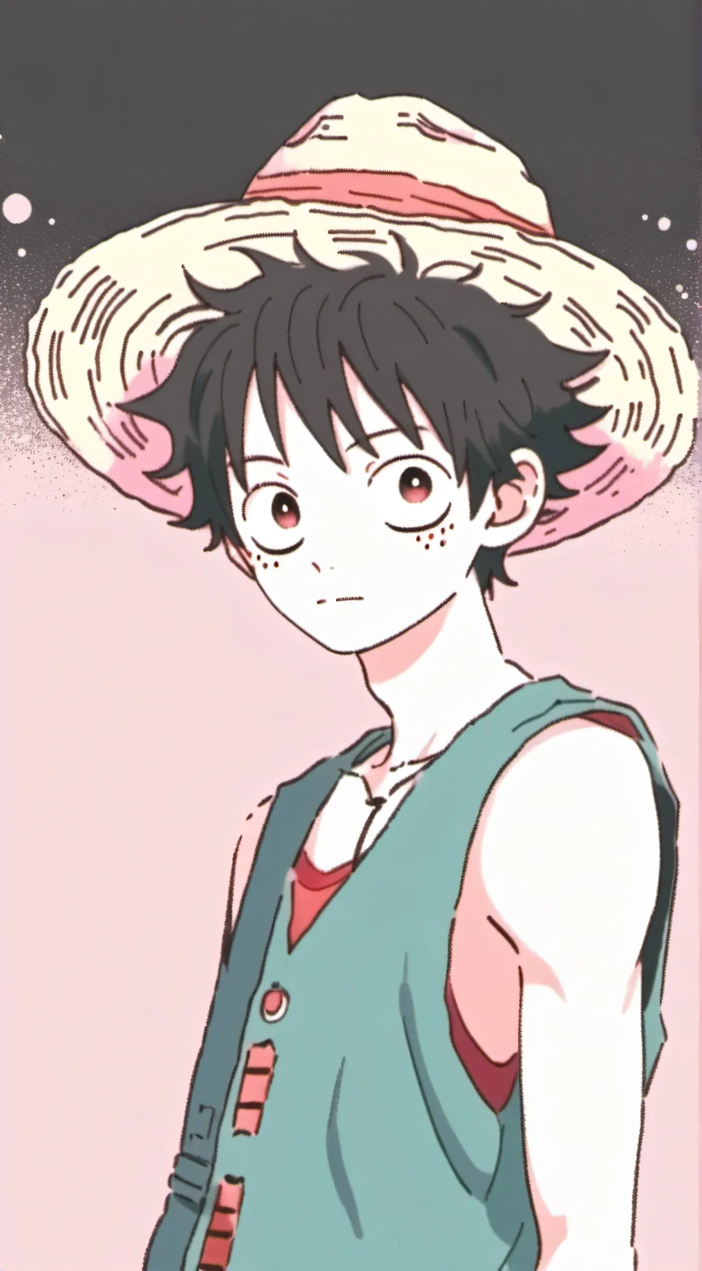 ai character: Luffy background