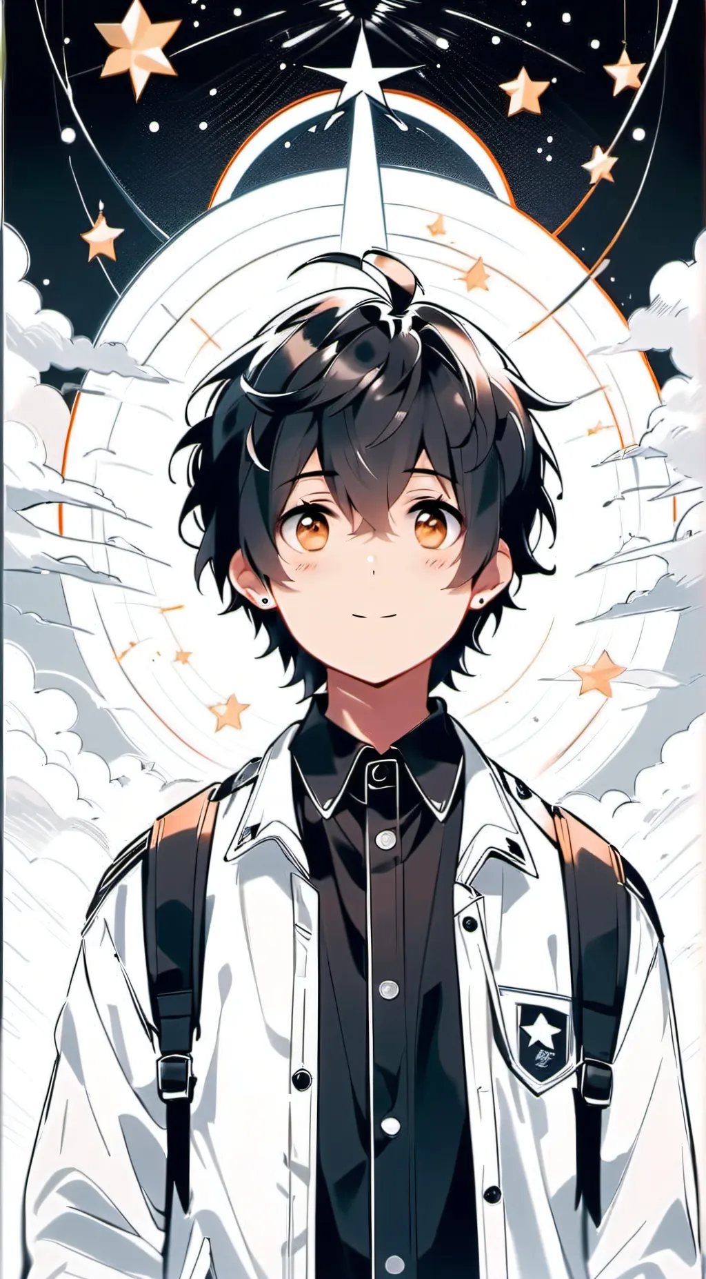 ai character: Kuro  background