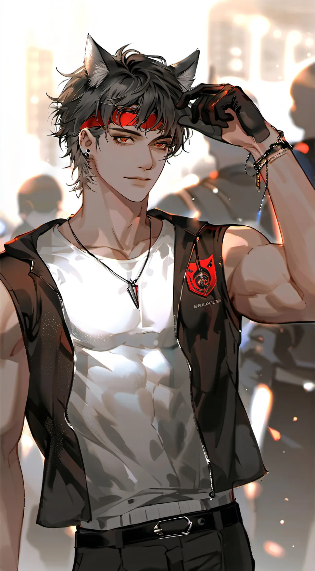 ai character: Leo background