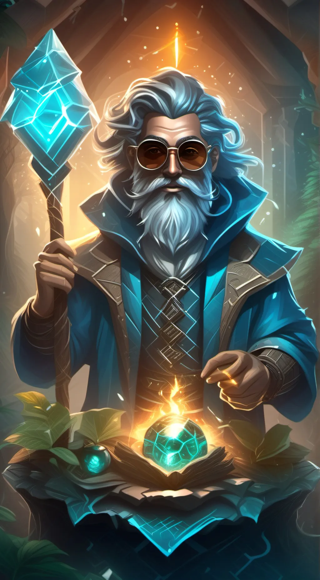 ai character: Merlin background
