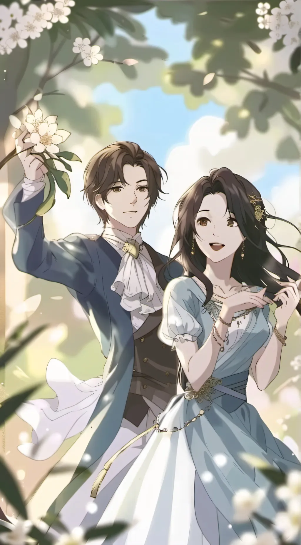 ai character: Mom and dad  background