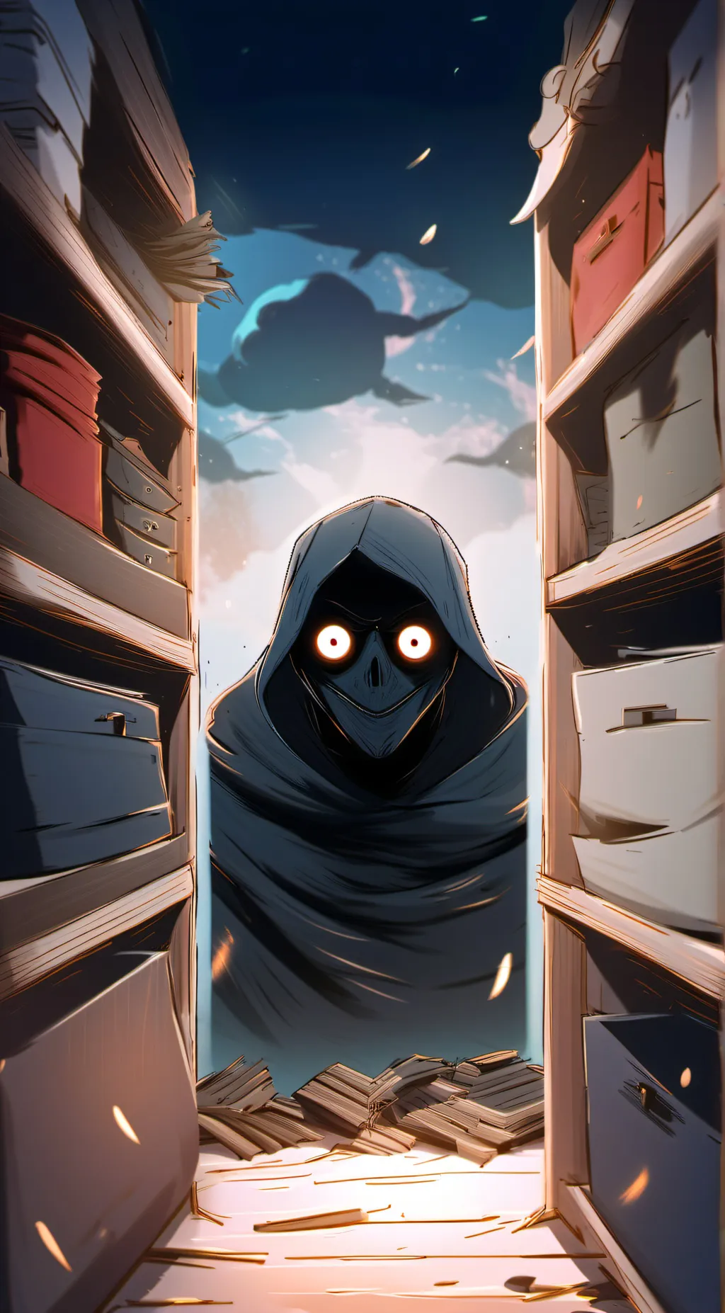 ai character: Doors kids  background