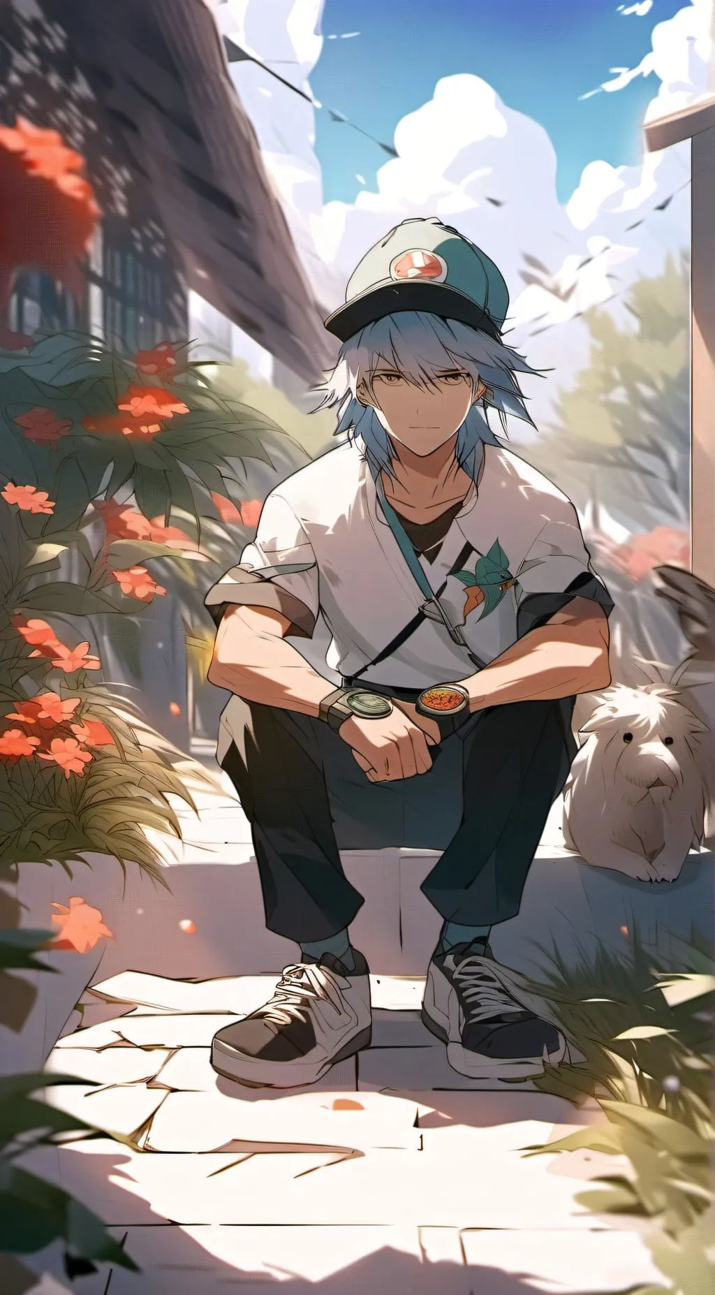 ai character: Mastergud background