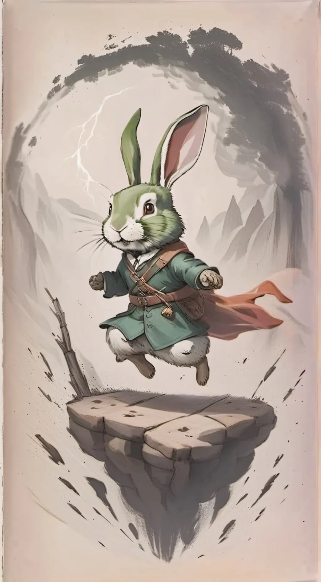 ai character: hoppy hopscotch background