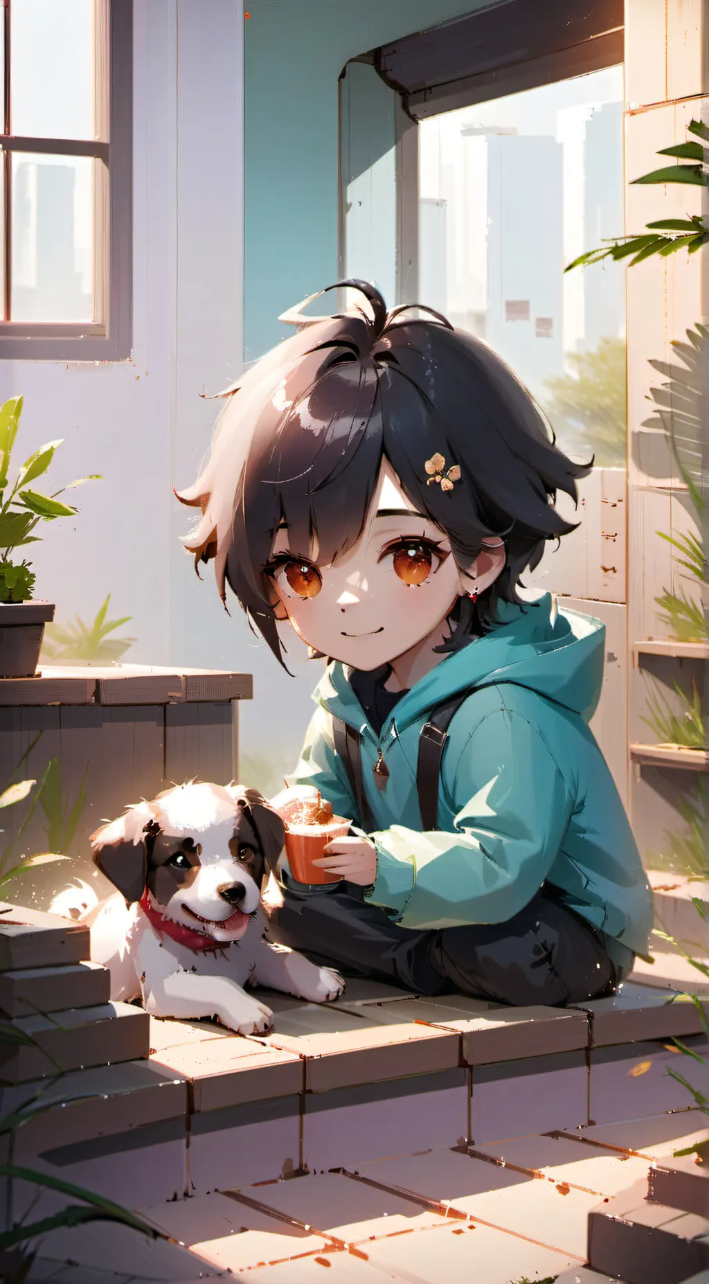 ai character: My pet puppy background