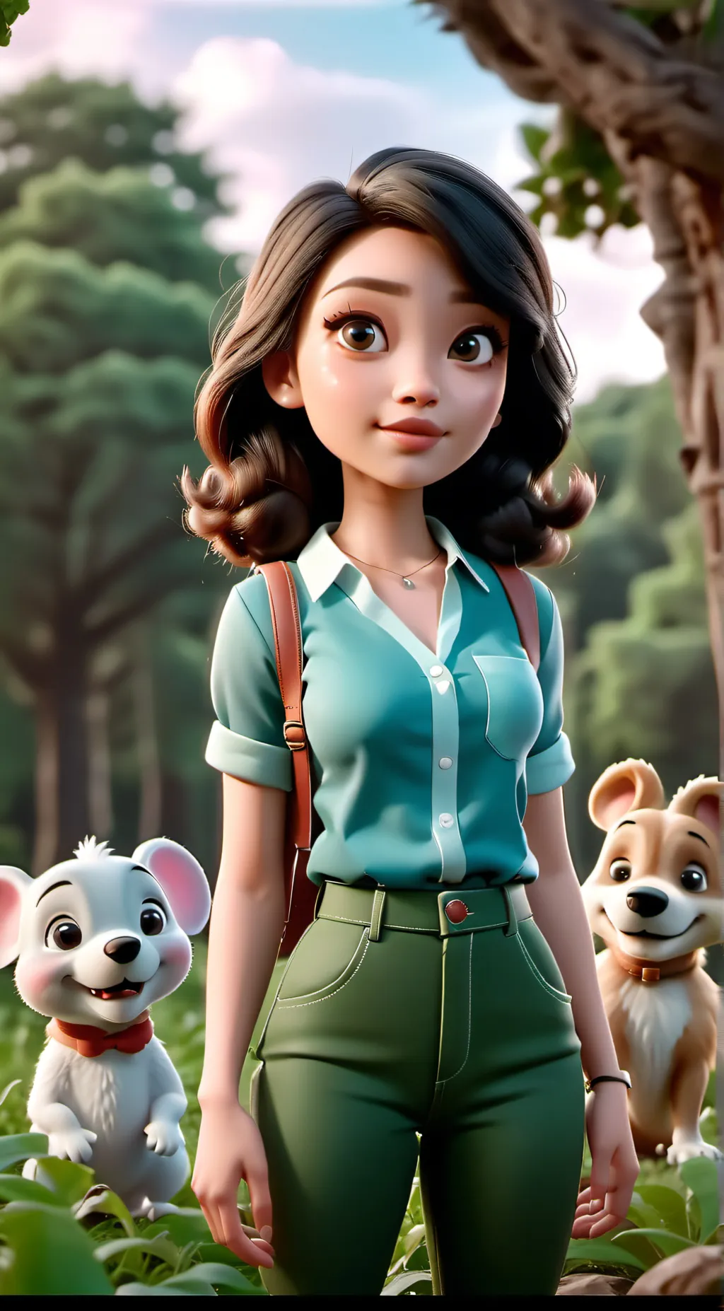 ai character: Sophia background