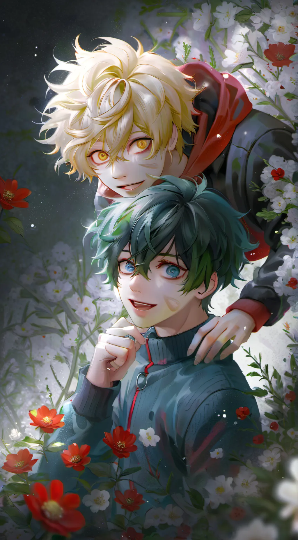 ai character: bakudeku background