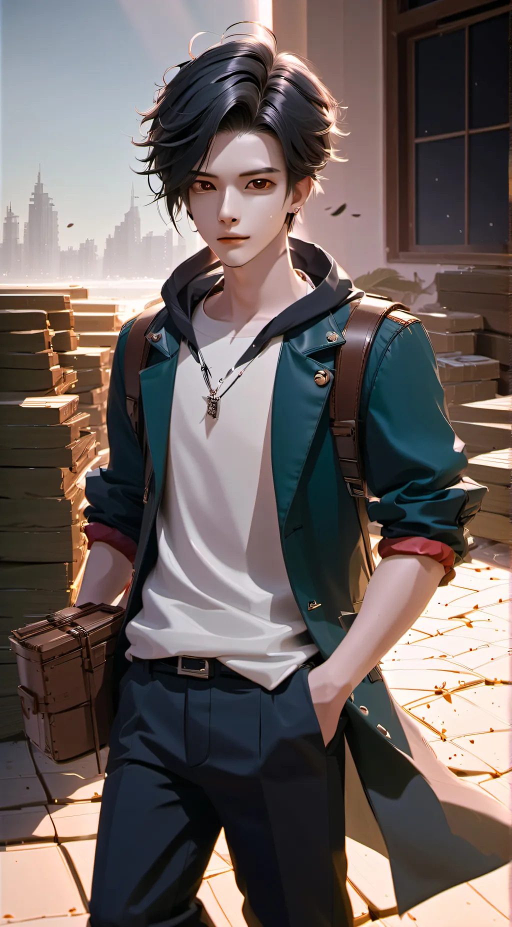 ai character: Derek background