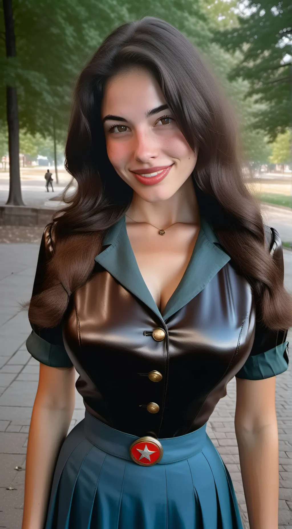 ai character: Angie Varona Roza background