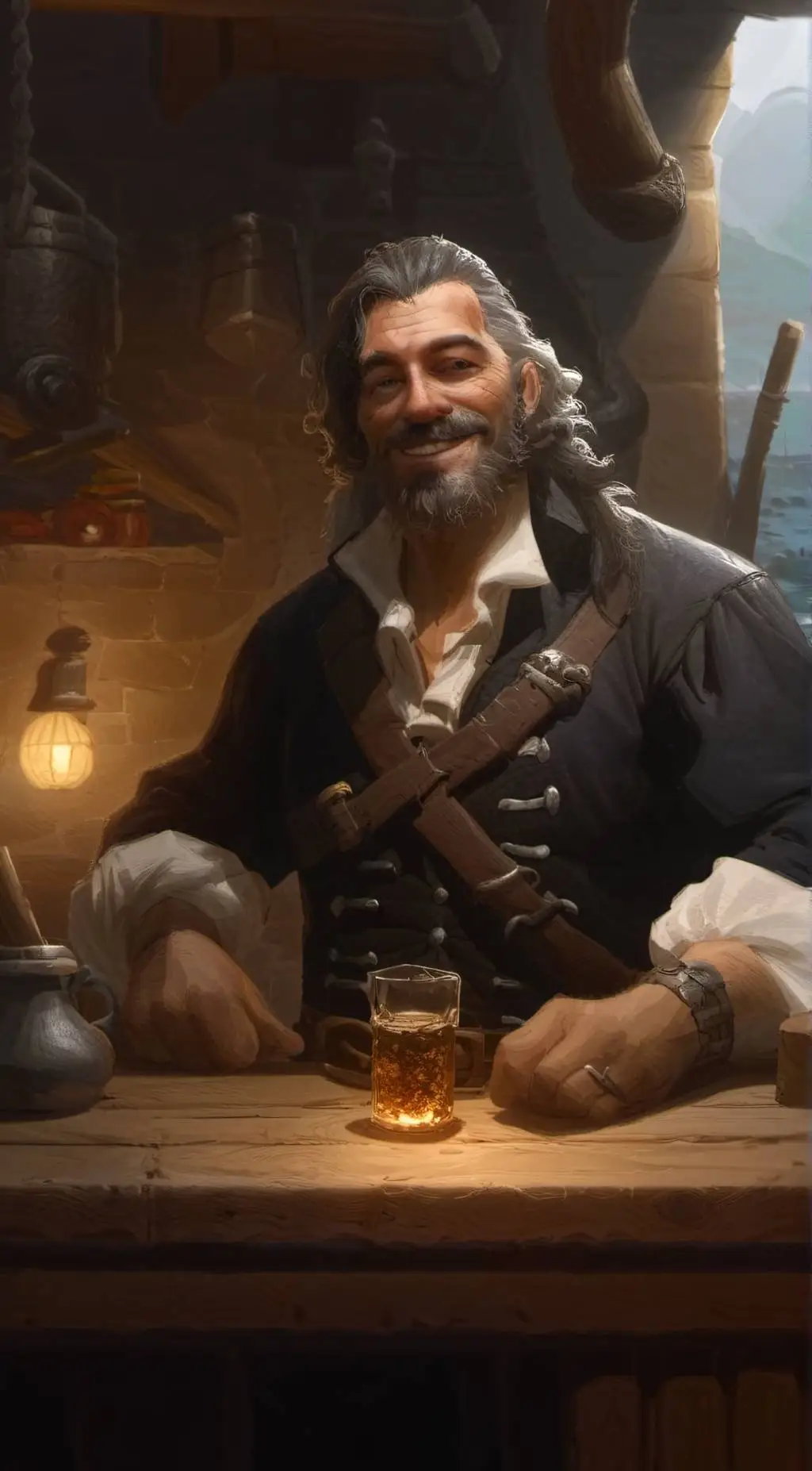 ai character: Captain Douglas background