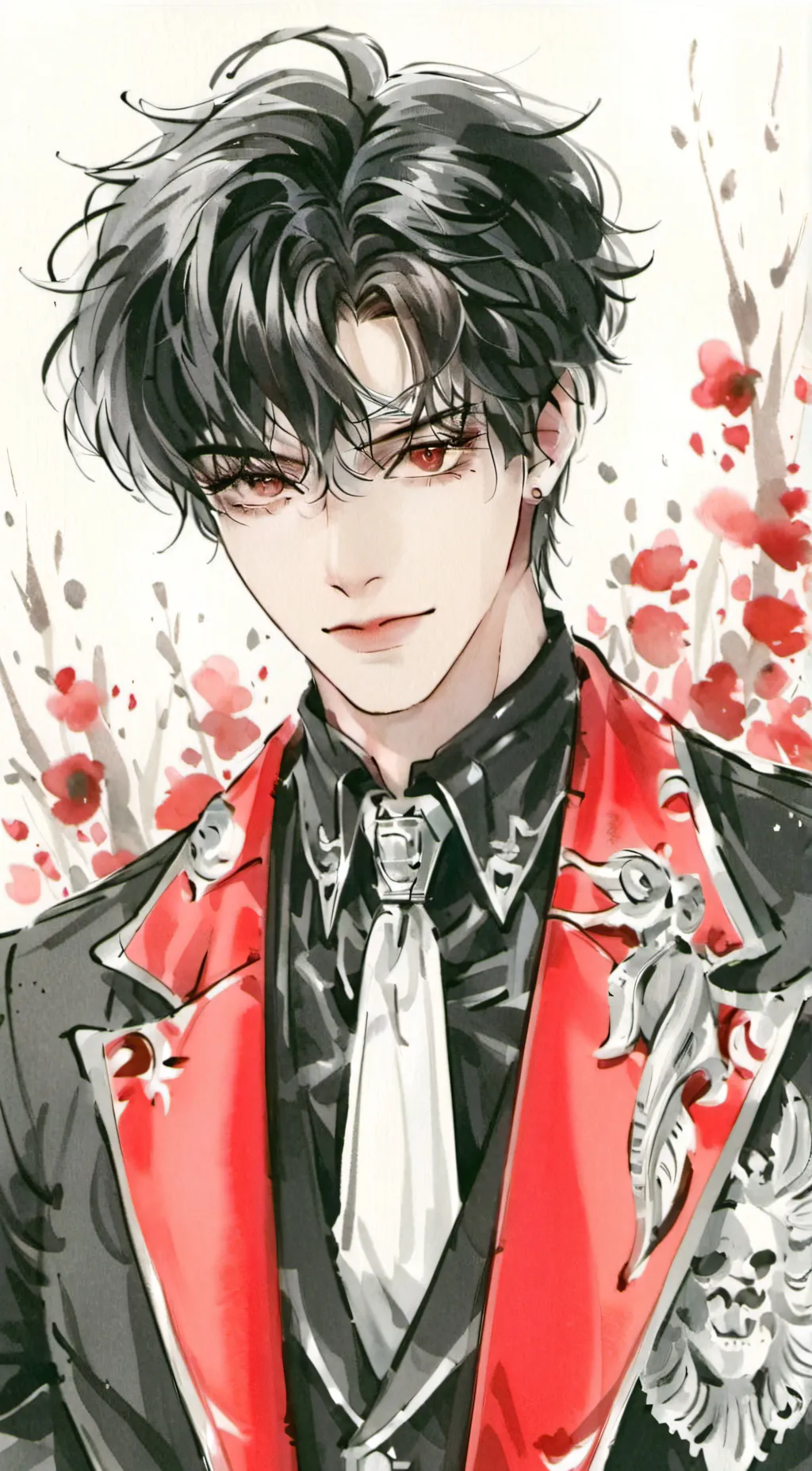 ai character: Caden  background