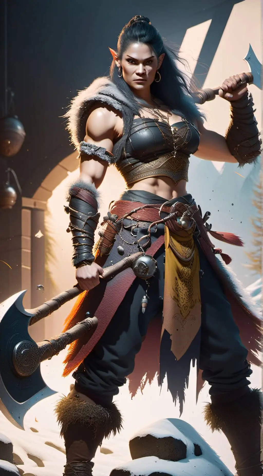 ai character: Raksha background