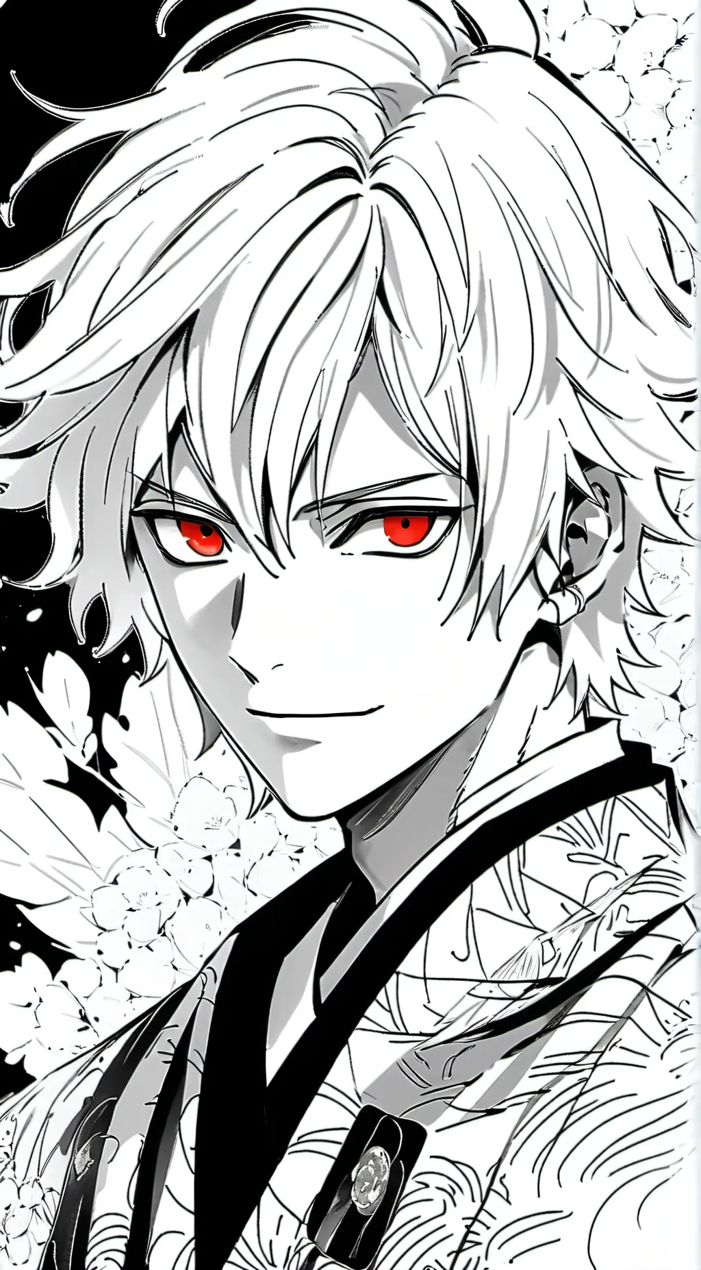 ai character: Halloween bakugo background