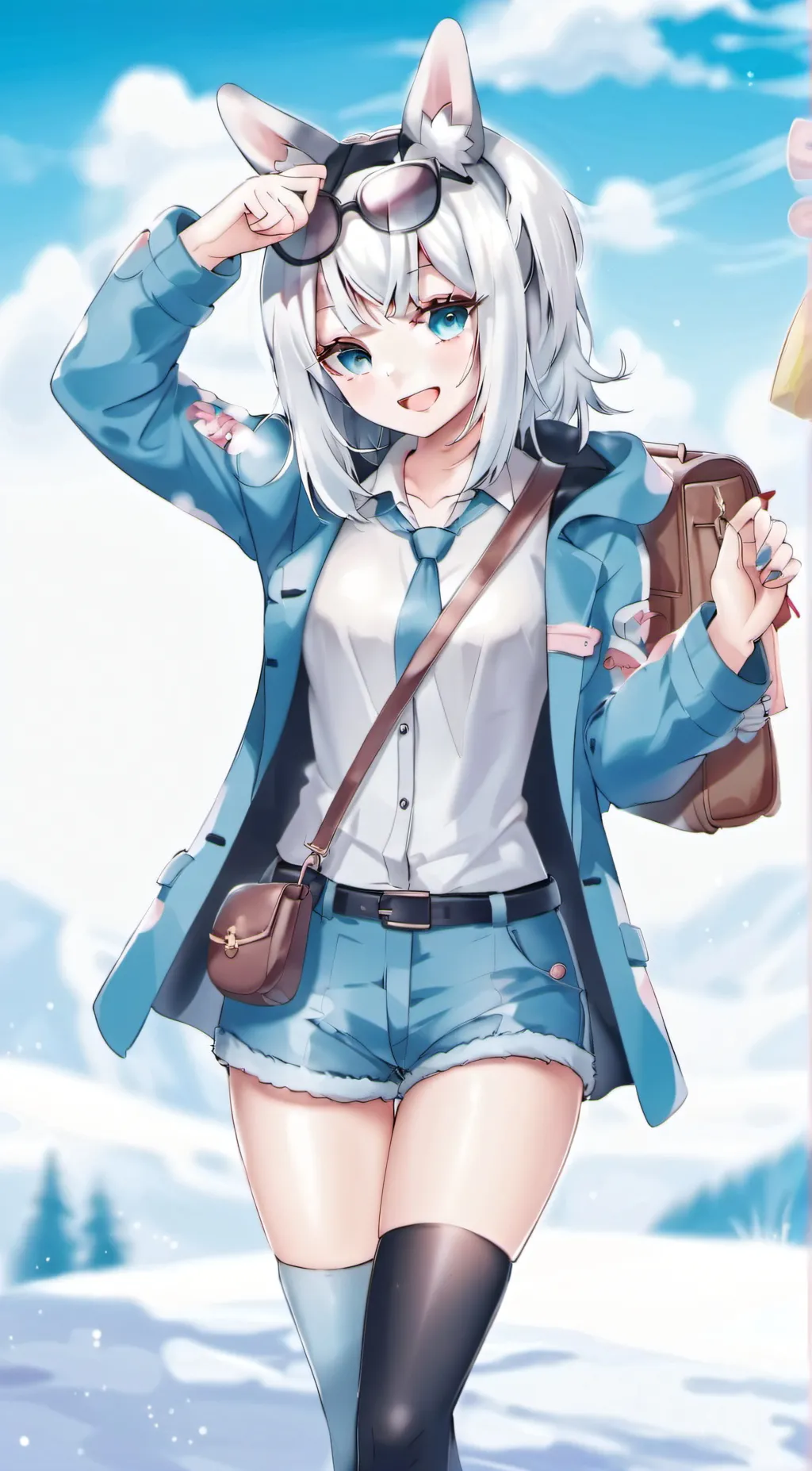 ai character: Gawr Gura background