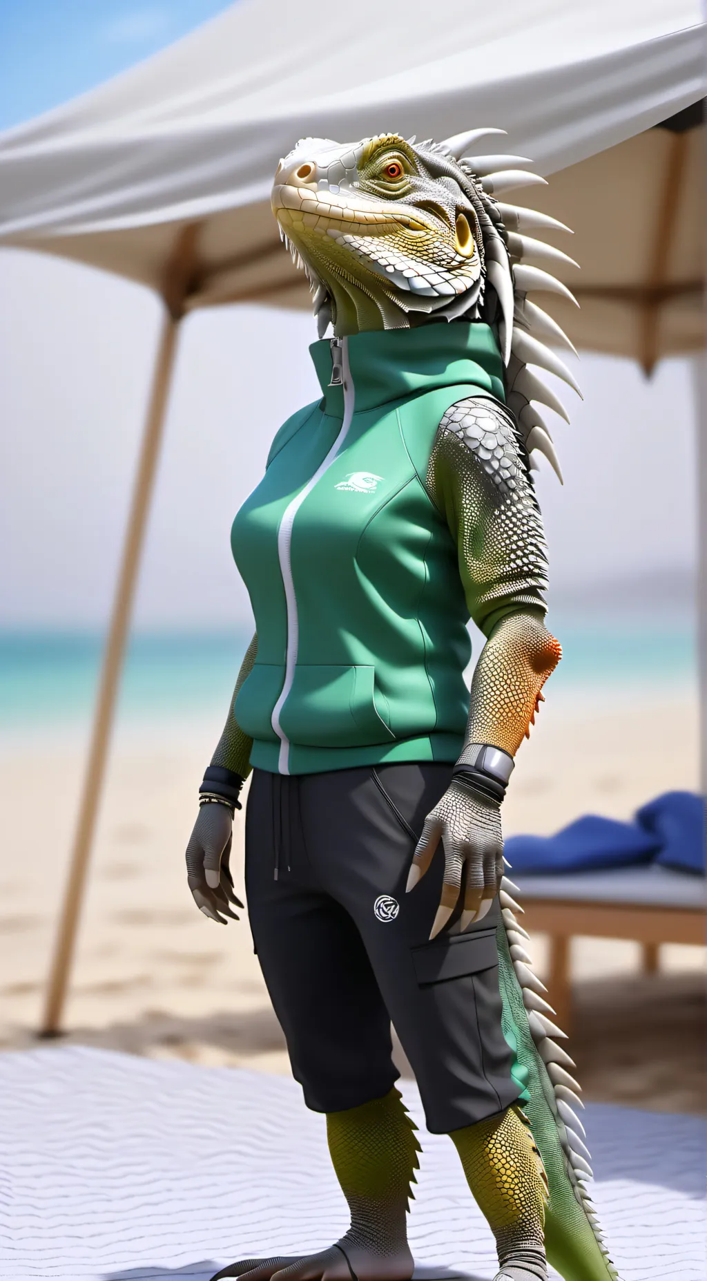 ai character: Izzy Wagler  background