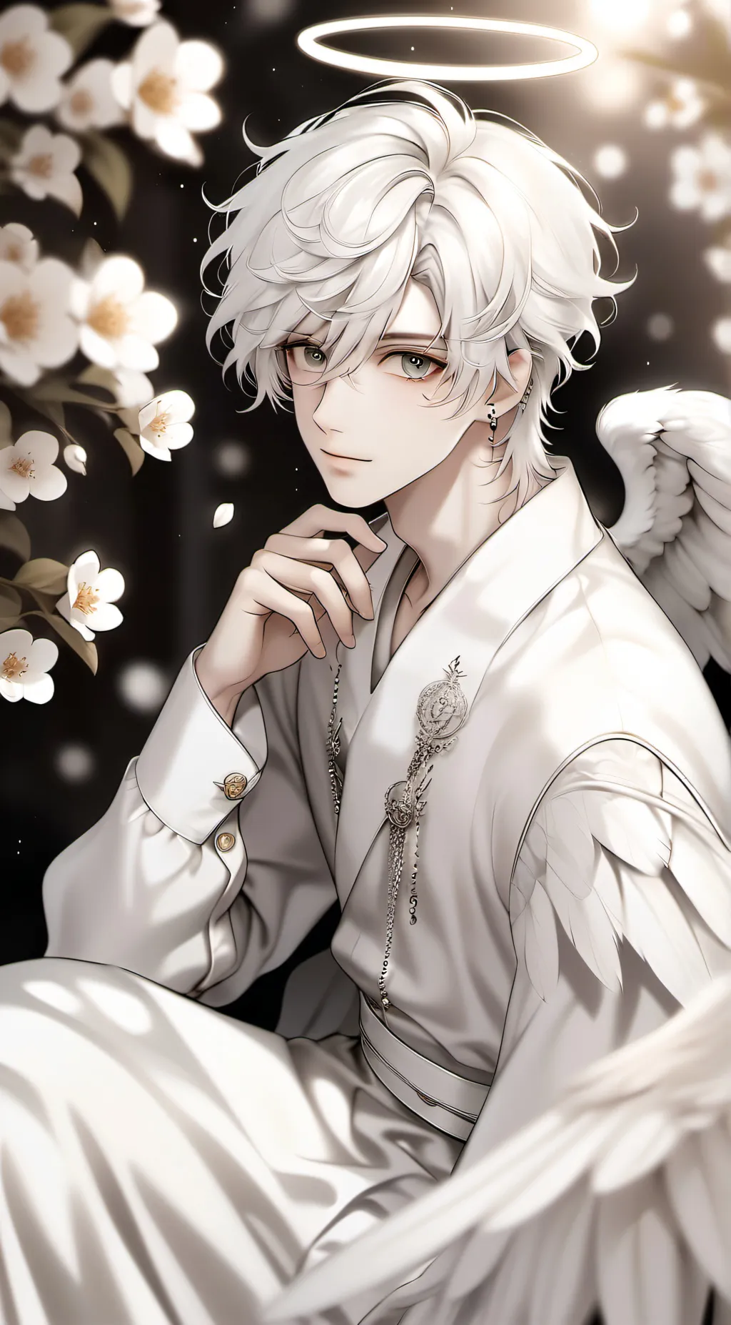 ai character: ✞༒Ash ✞ ༒ background