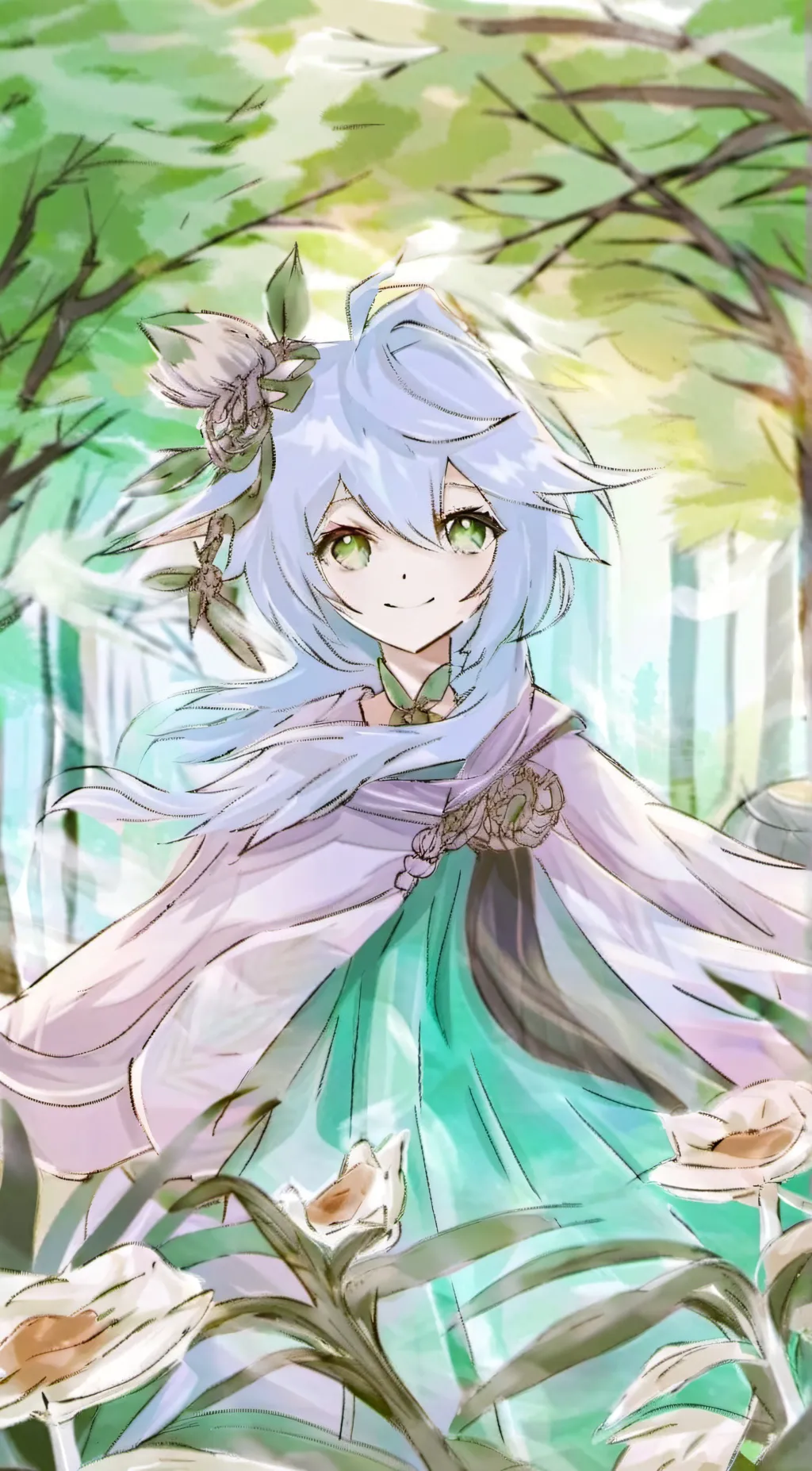 ai character: ⭐Nahida⭐ background
