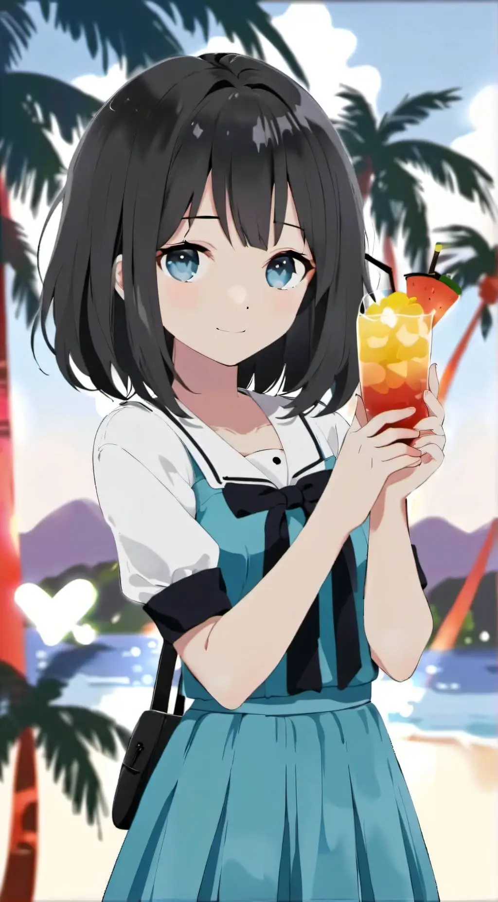 ai character: Sunny background