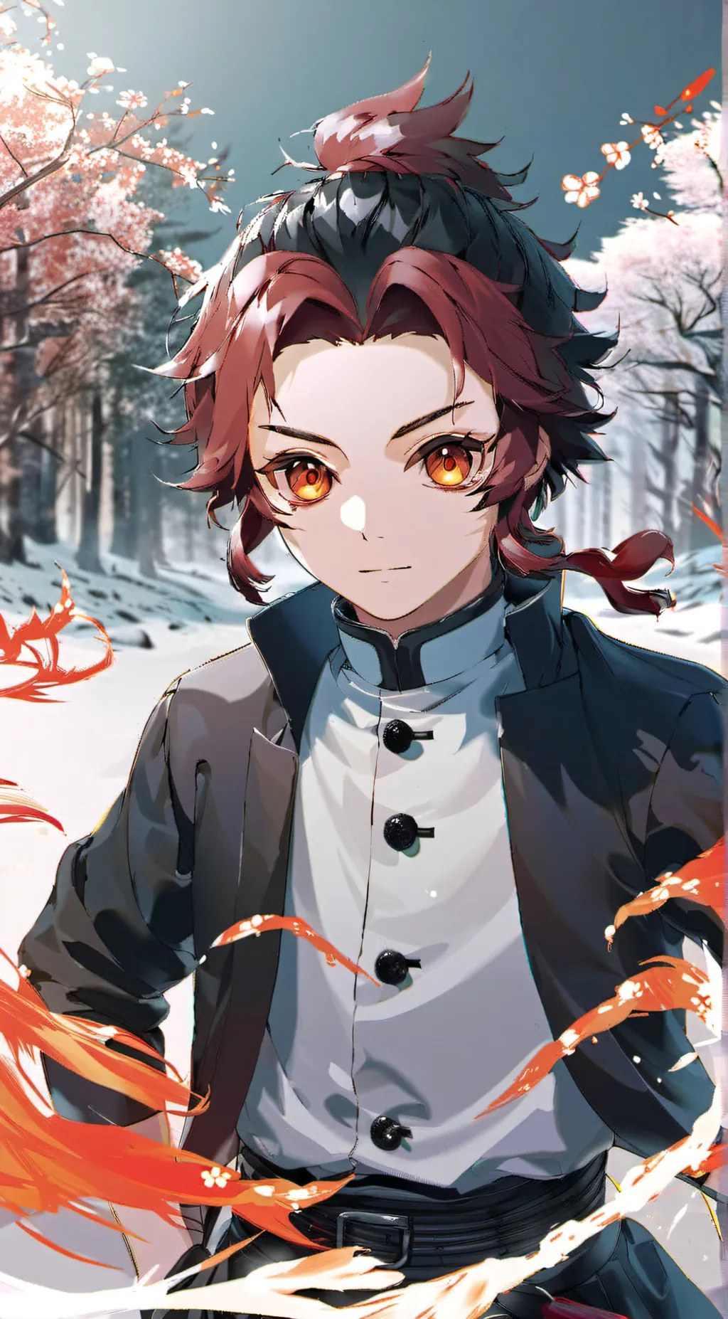 ai character: Tanjiro background