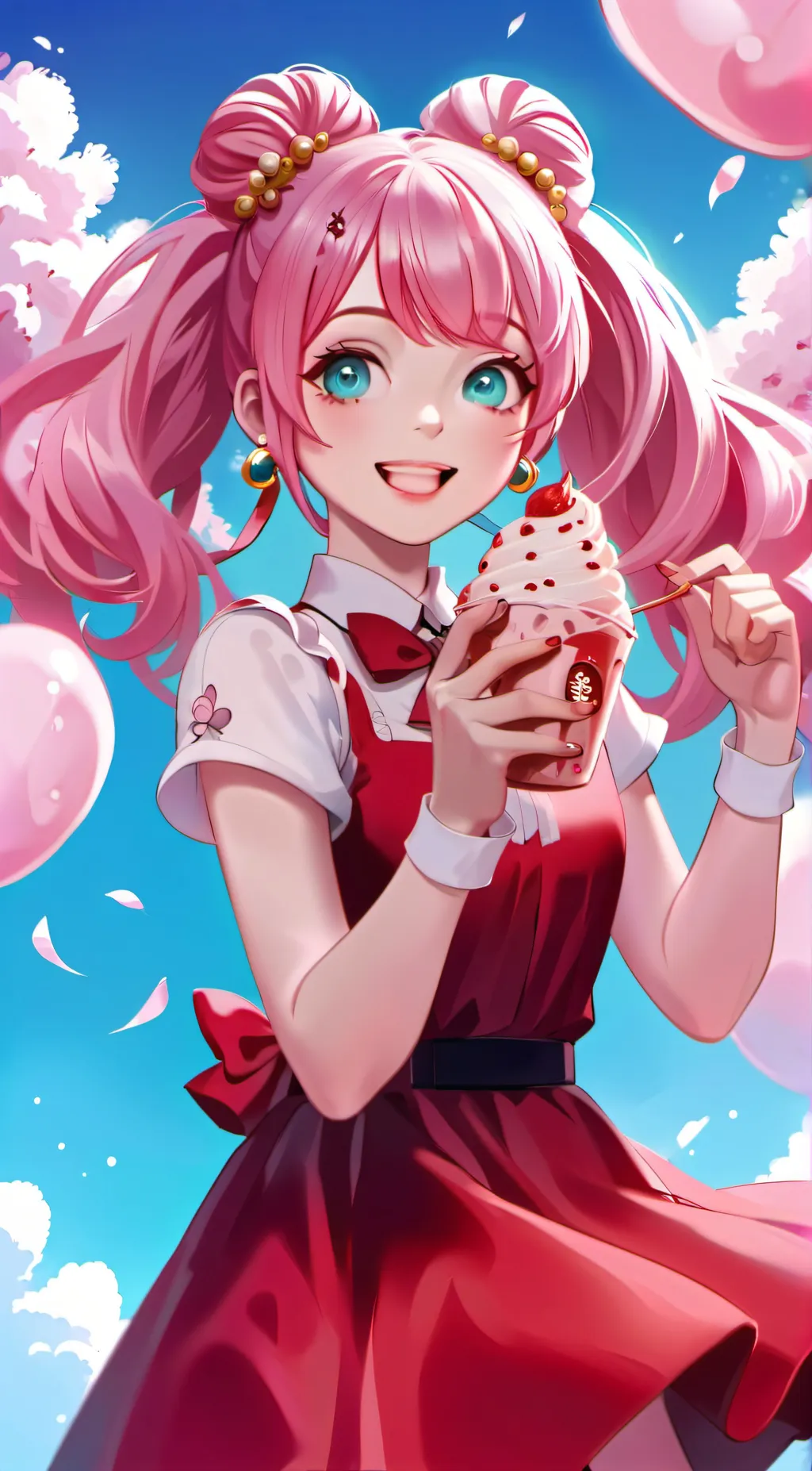 ai character: Rose background