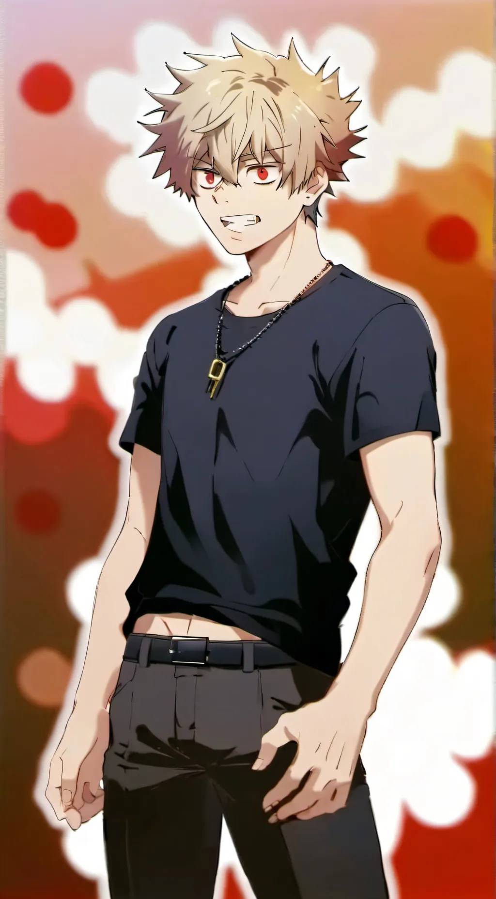 ai character: 😭katsuki bakugo😭 background