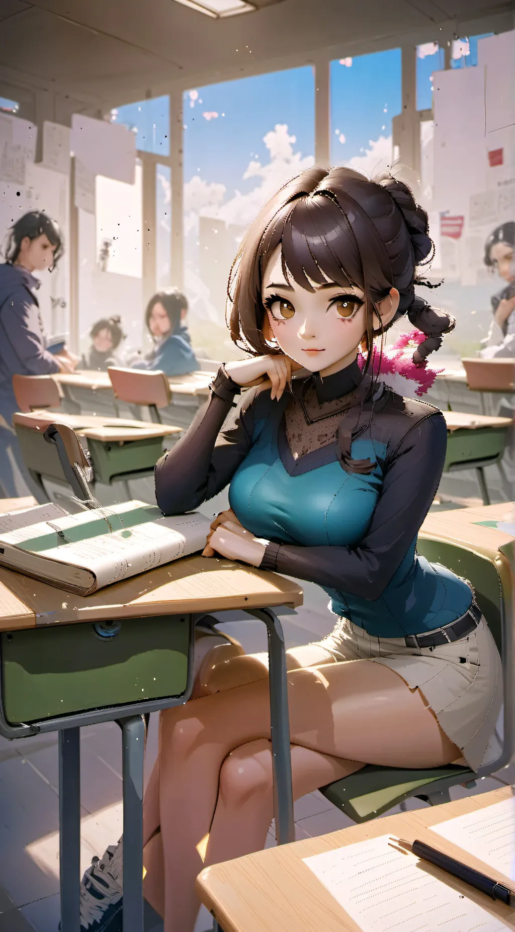 ai character: Miss ChiChi background