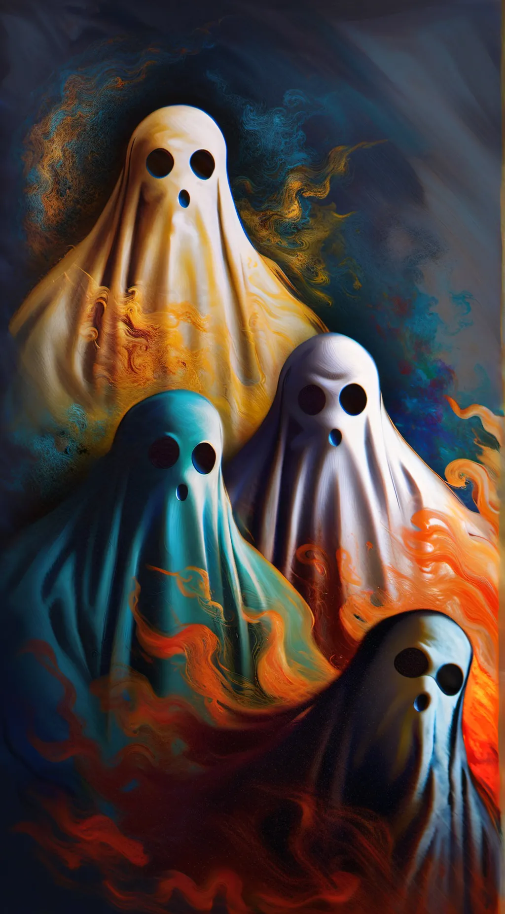 ai character: Gorrlia tag ghosts background