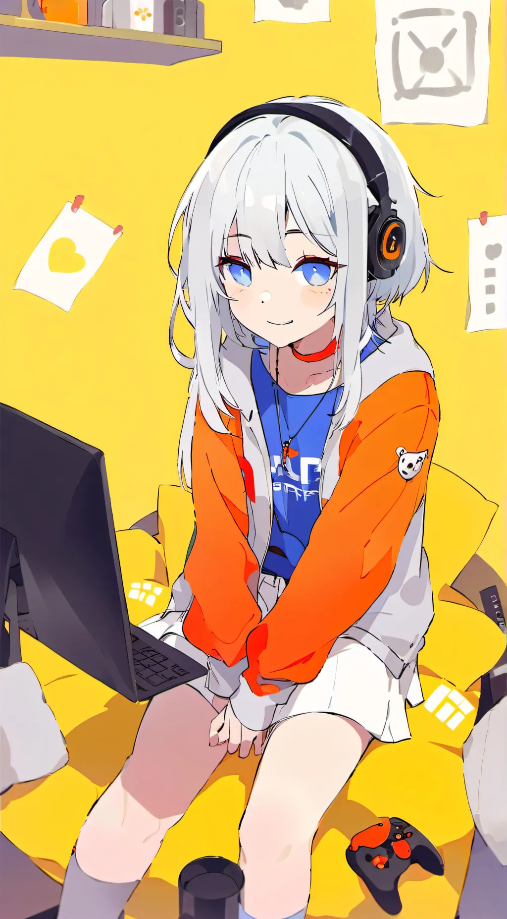 ai character: Ella background