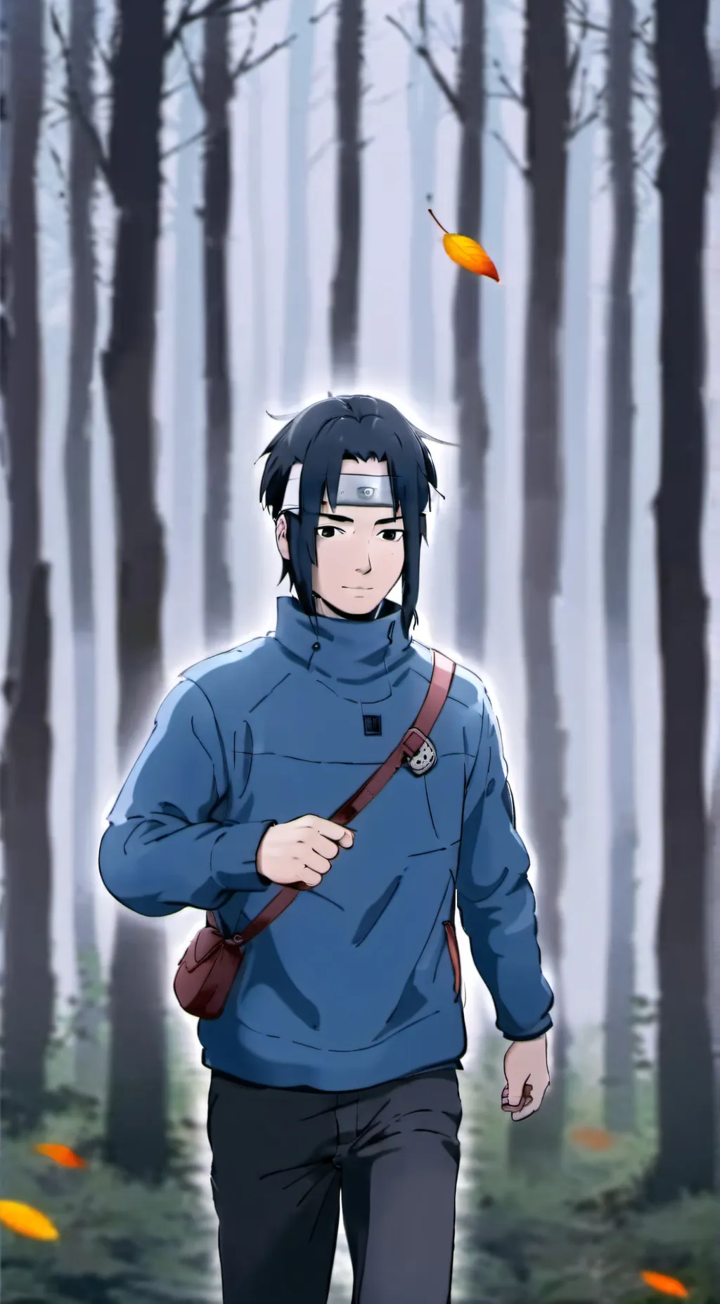 ai character: Usui Uchiha background