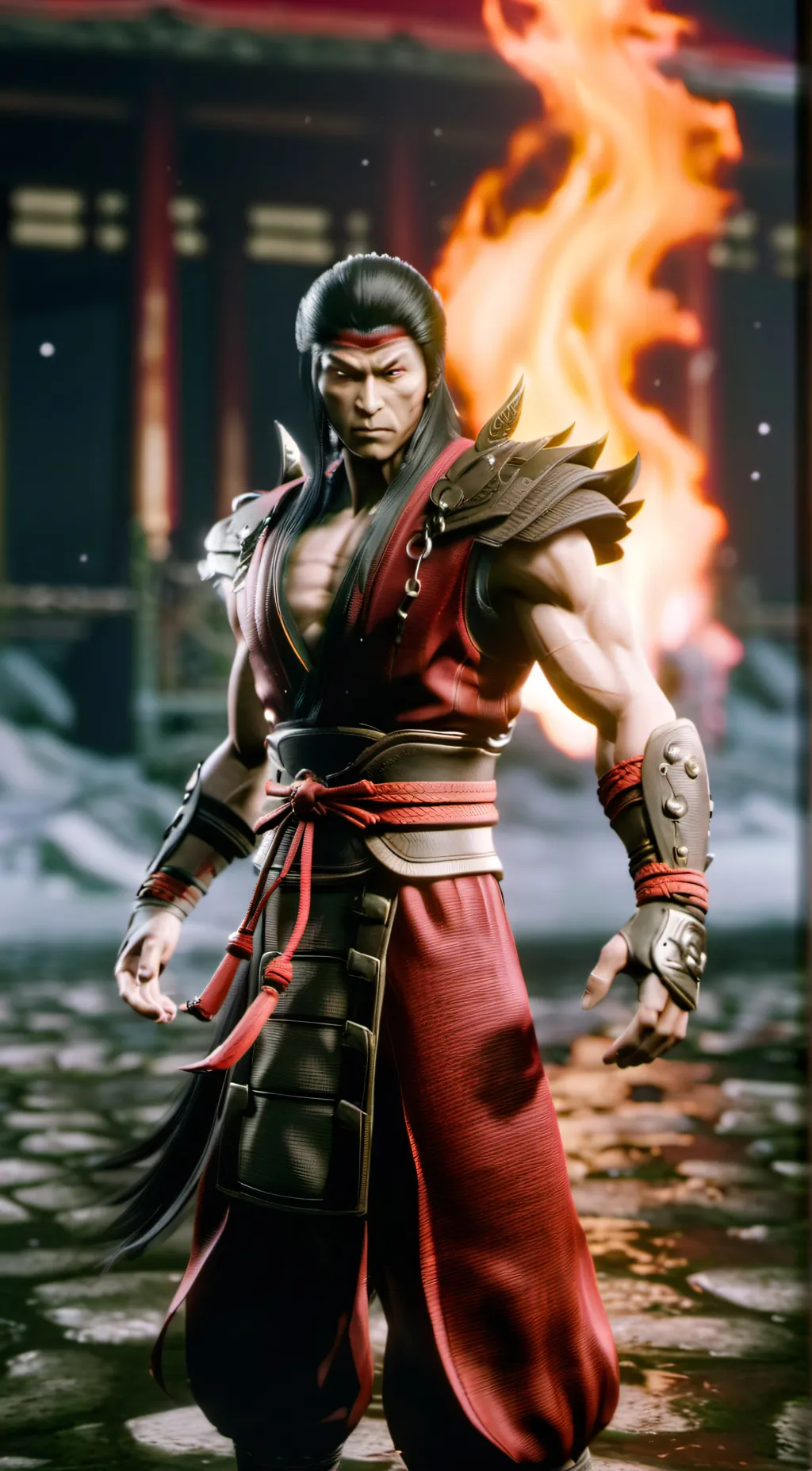 ai character: liu kang background