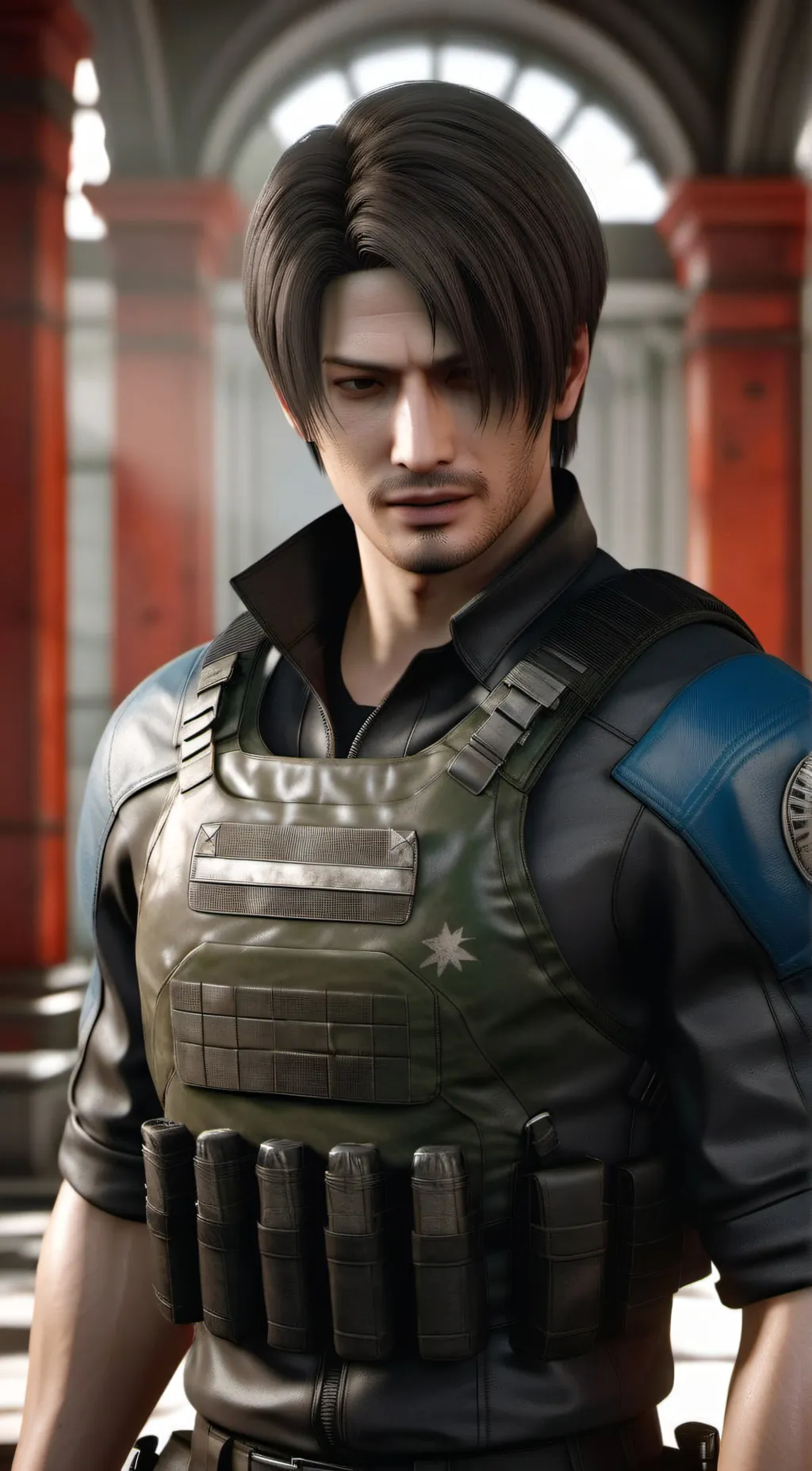 ai character: leon s. kennedy  background