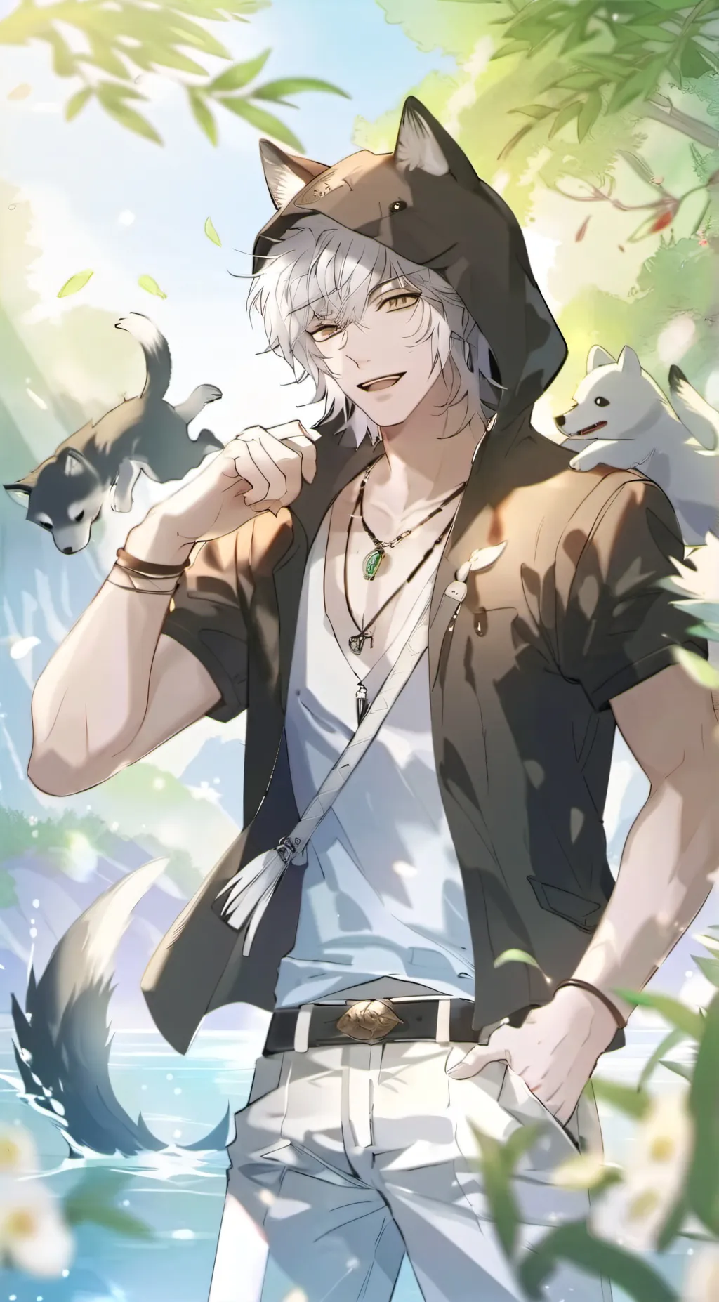 ai character: Mark background