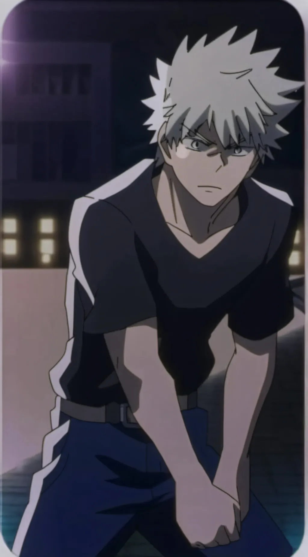 ai character: bakugo~~ background