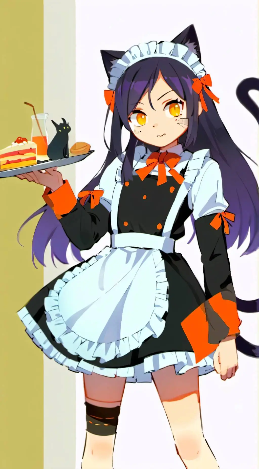 ai character: erisa maid background