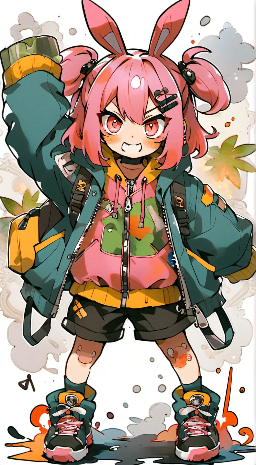 ai character: Pinky background