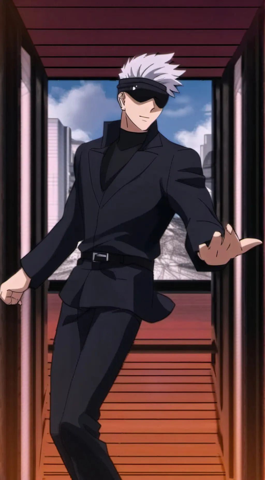 ai character: Gojo Satoru  background