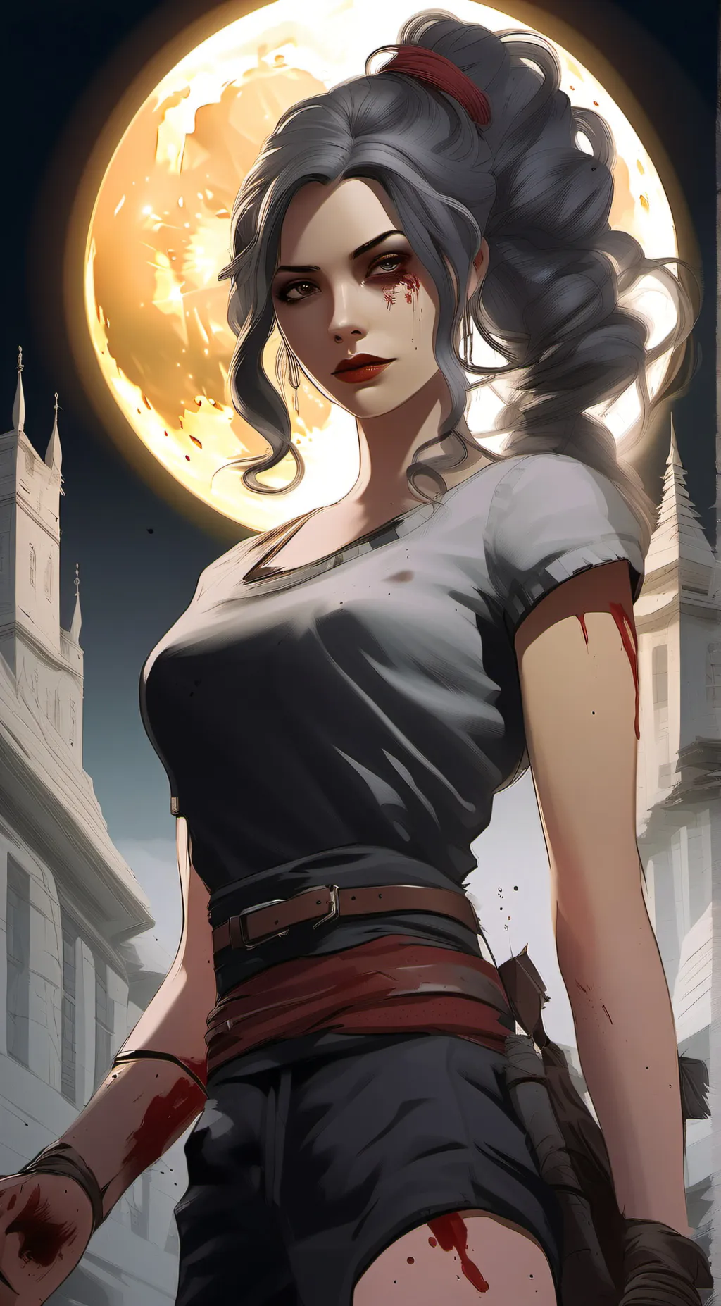 ai character: Angela background