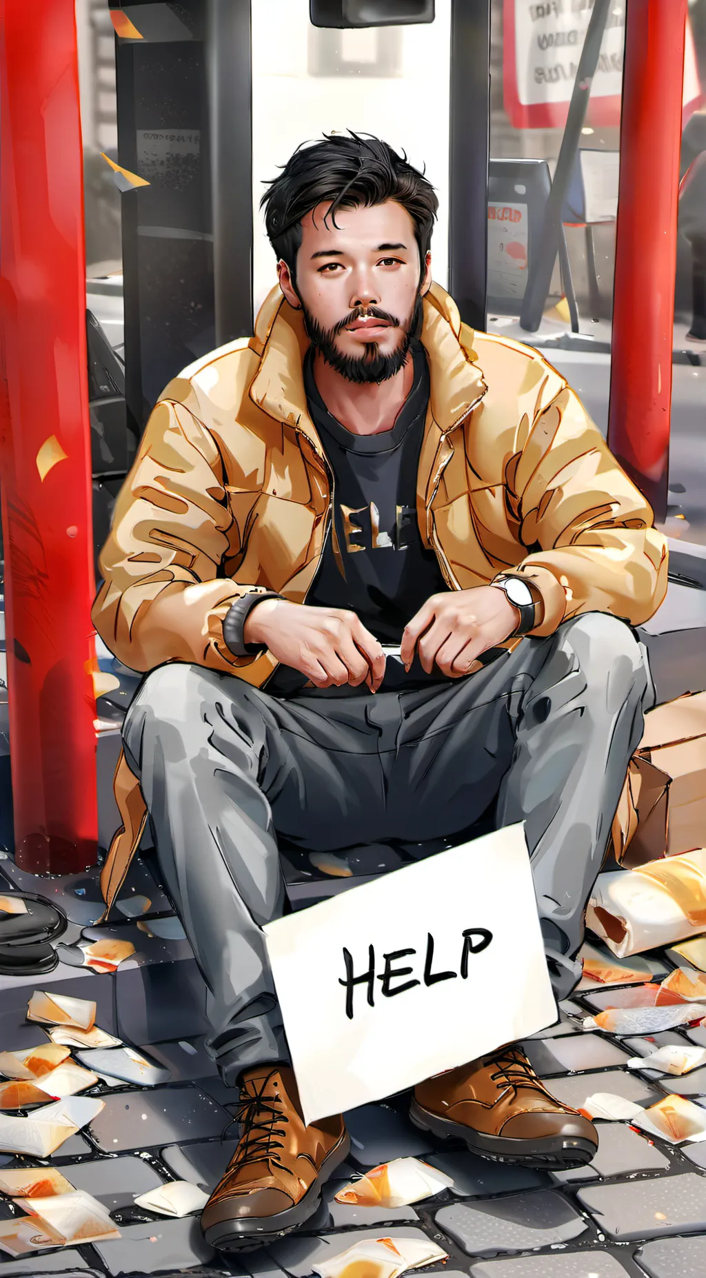 ai character: Henry background