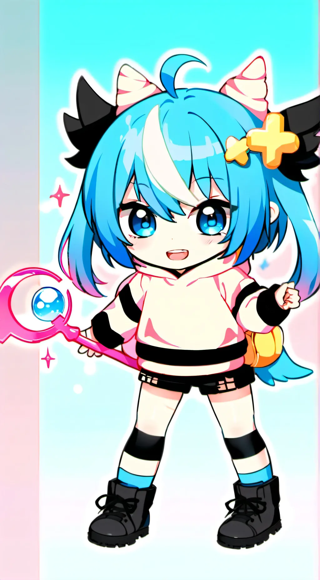 ai character: Luni background