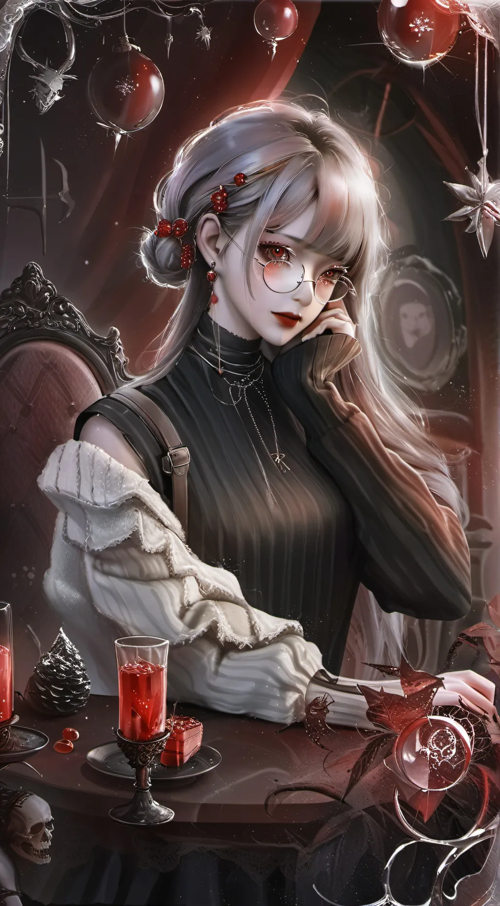 ai character: sky background
